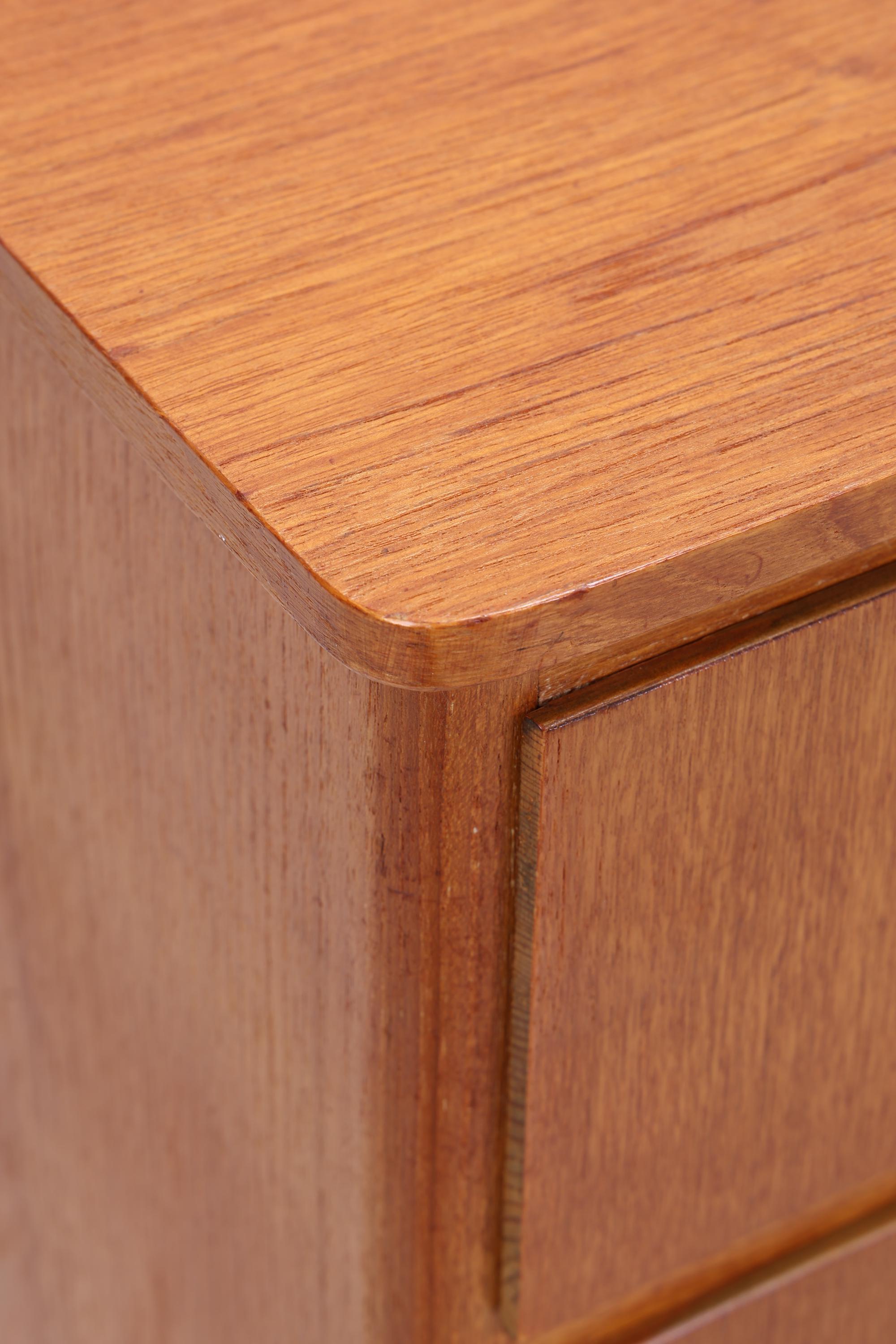 Vintage Teak Kommode | Mid Century Schubladen Schrank Holz Aufbewahrung 60er 70er