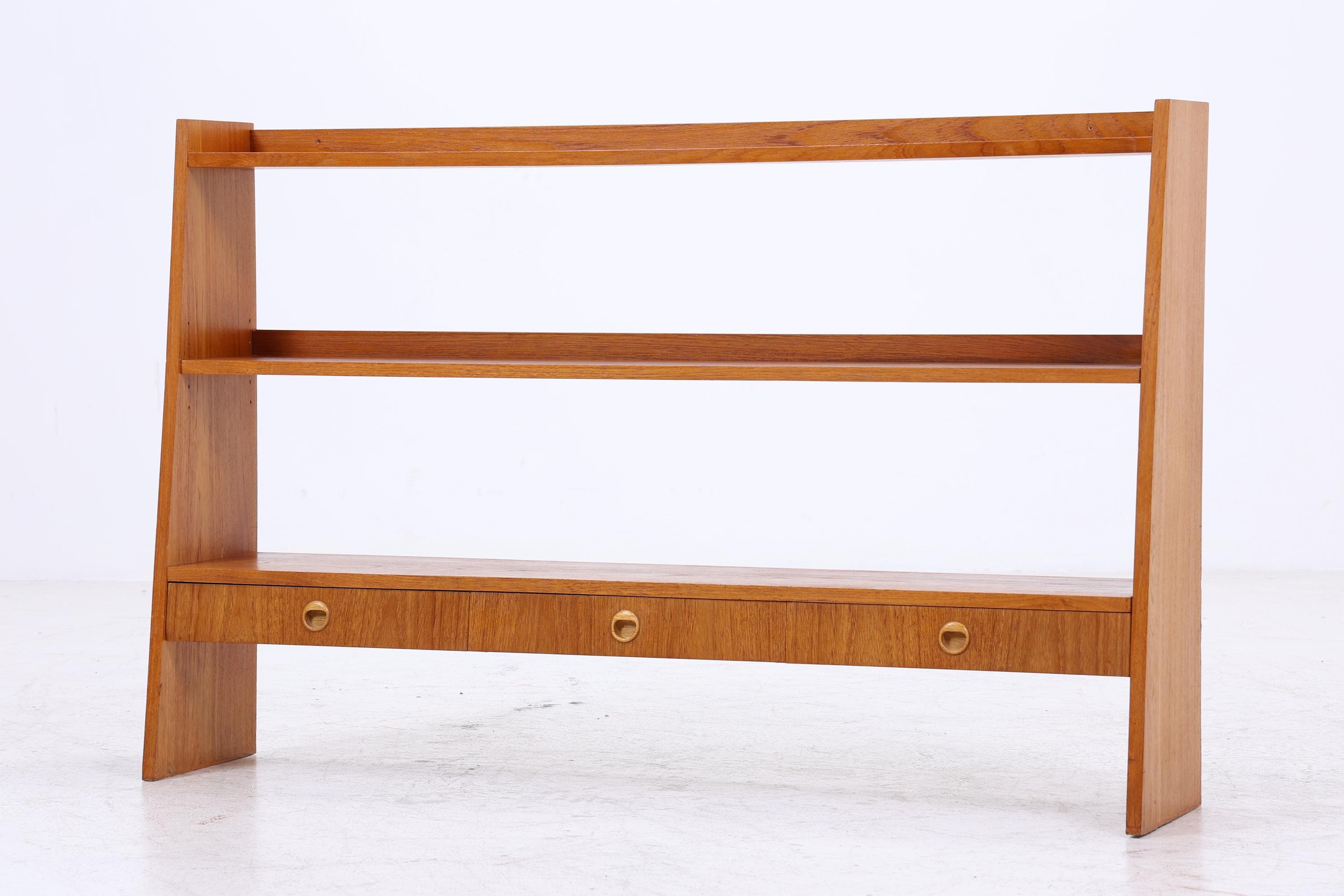 Vintage Teak Bücherregal | Mid Century Regal | Danish Design 60er