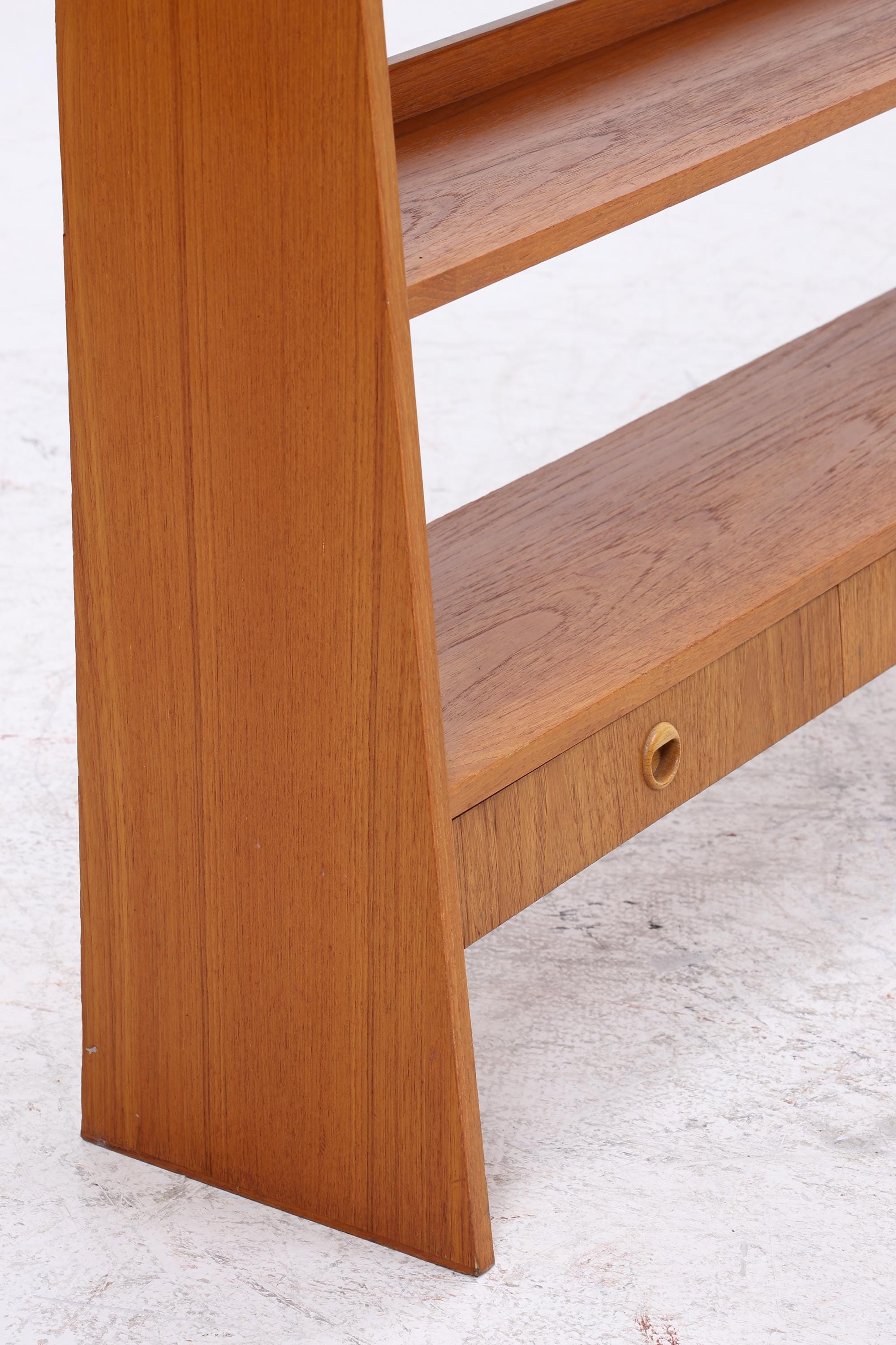 Vintage Teak Bücherregal | Mid Century Regal | Danish Design 60er