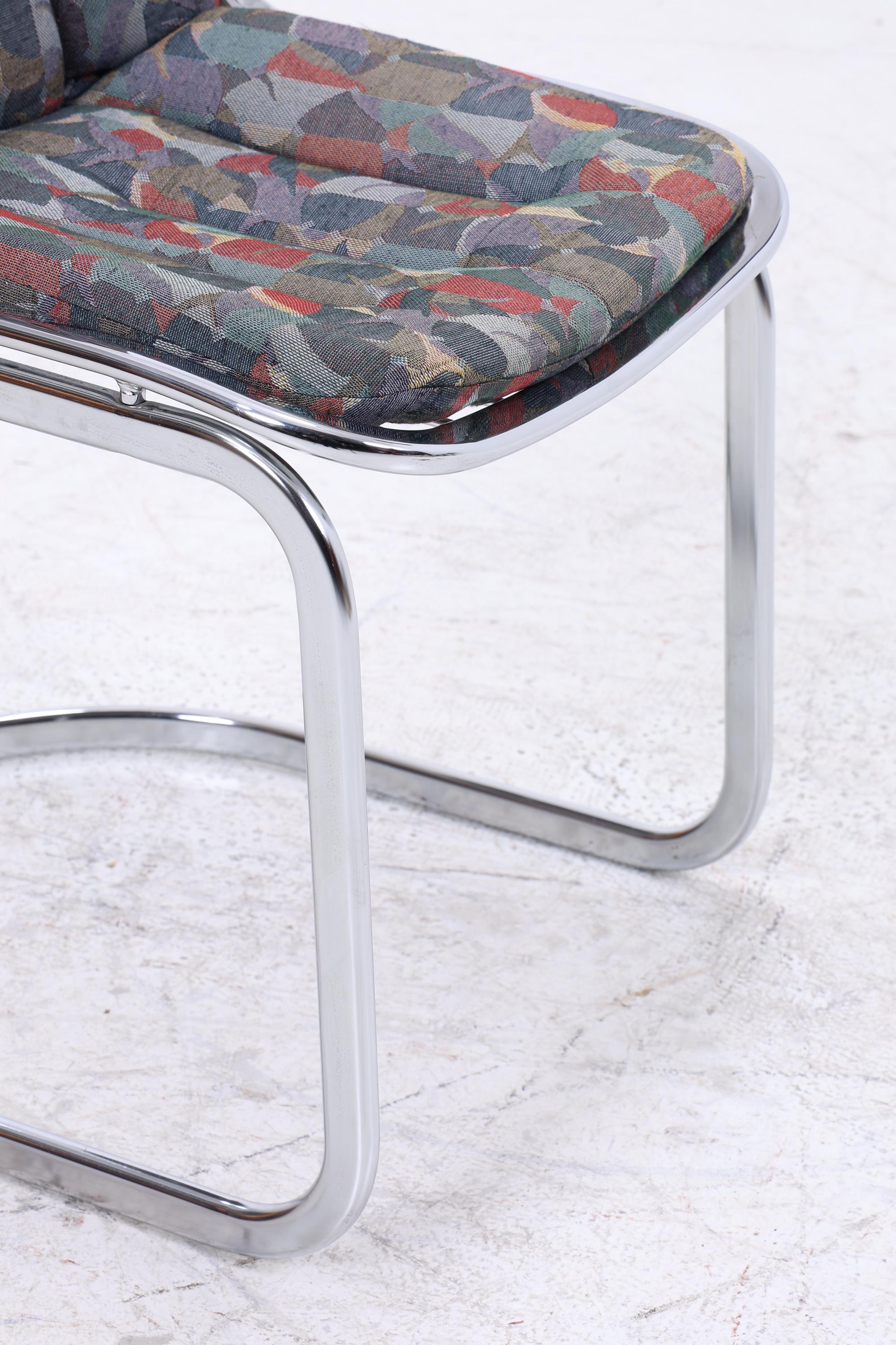 2er Set Freischwinger von GASTONE RINALDI | Mid Century Designklassiker | Vintage Stuhl | Retro Stuhl