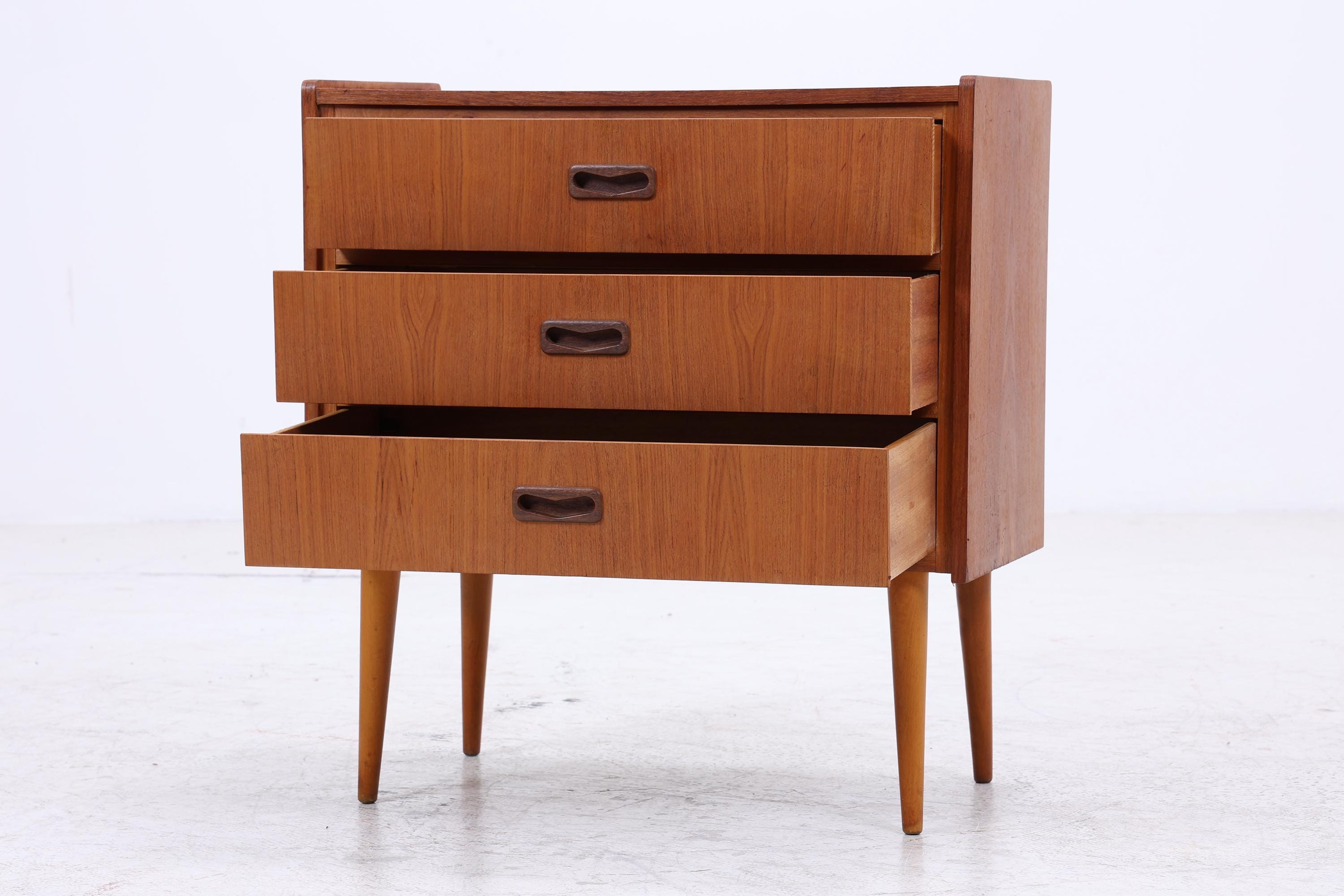 Vintage Teak Kommode | Mid-Century Schubladenkommode