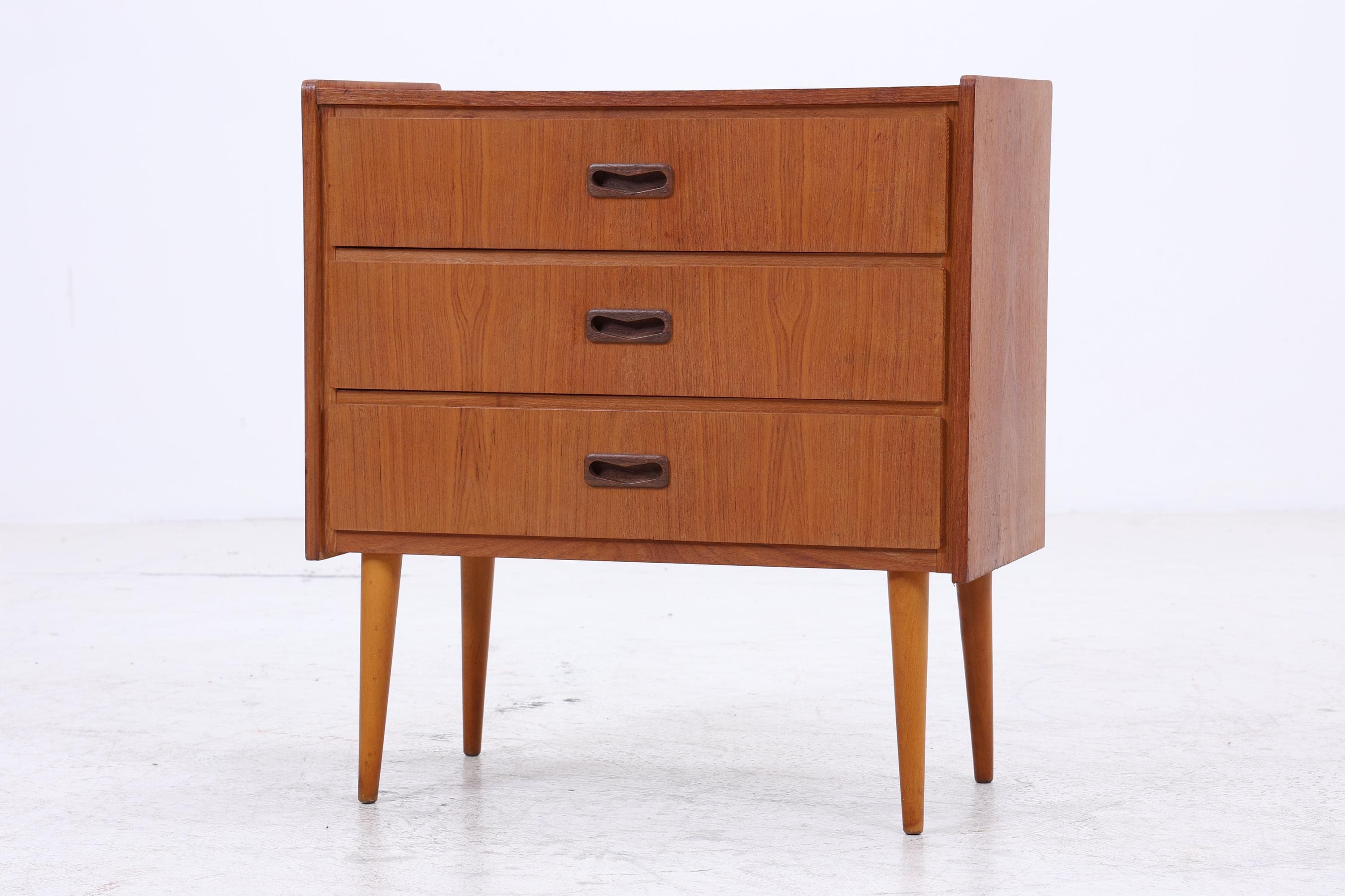 Vintage Teak Kommode | Mid-Century Schubladenkommode