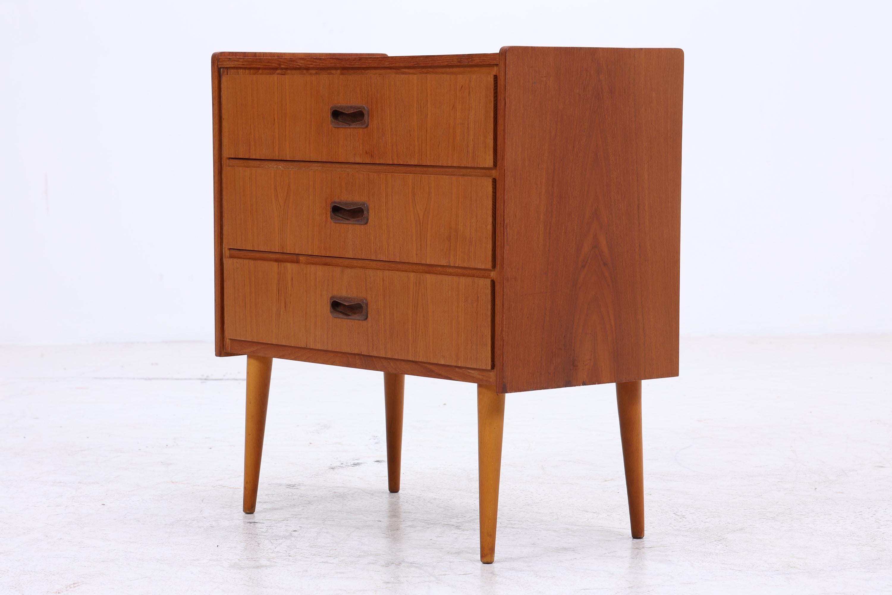 Vintage Teak Kommode | Mid-Century Schubladenkommode