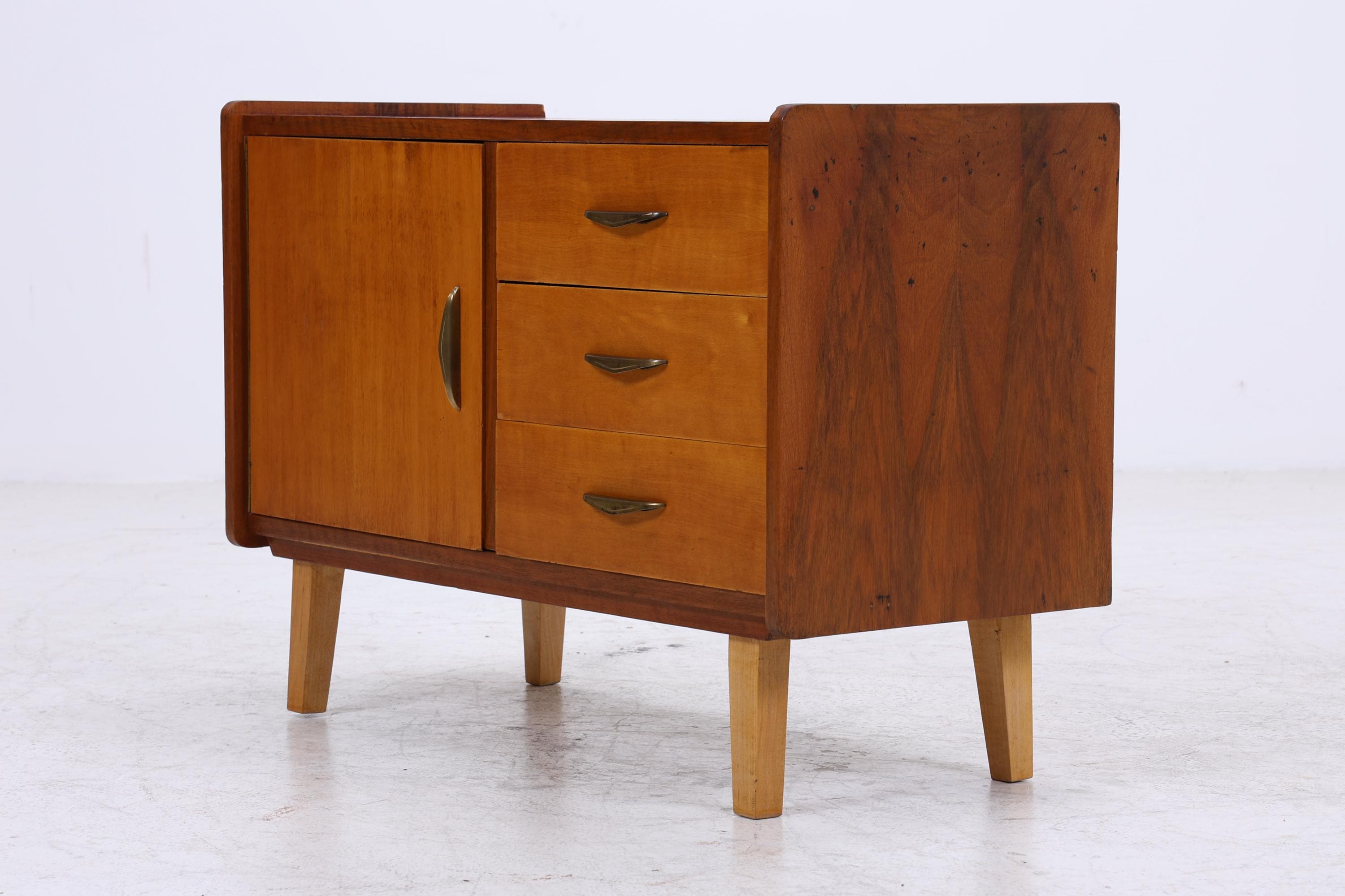 Wundervolle Vintage Kommode 60er | Mid Century Schrank | Retro Holz Aufbewahrung