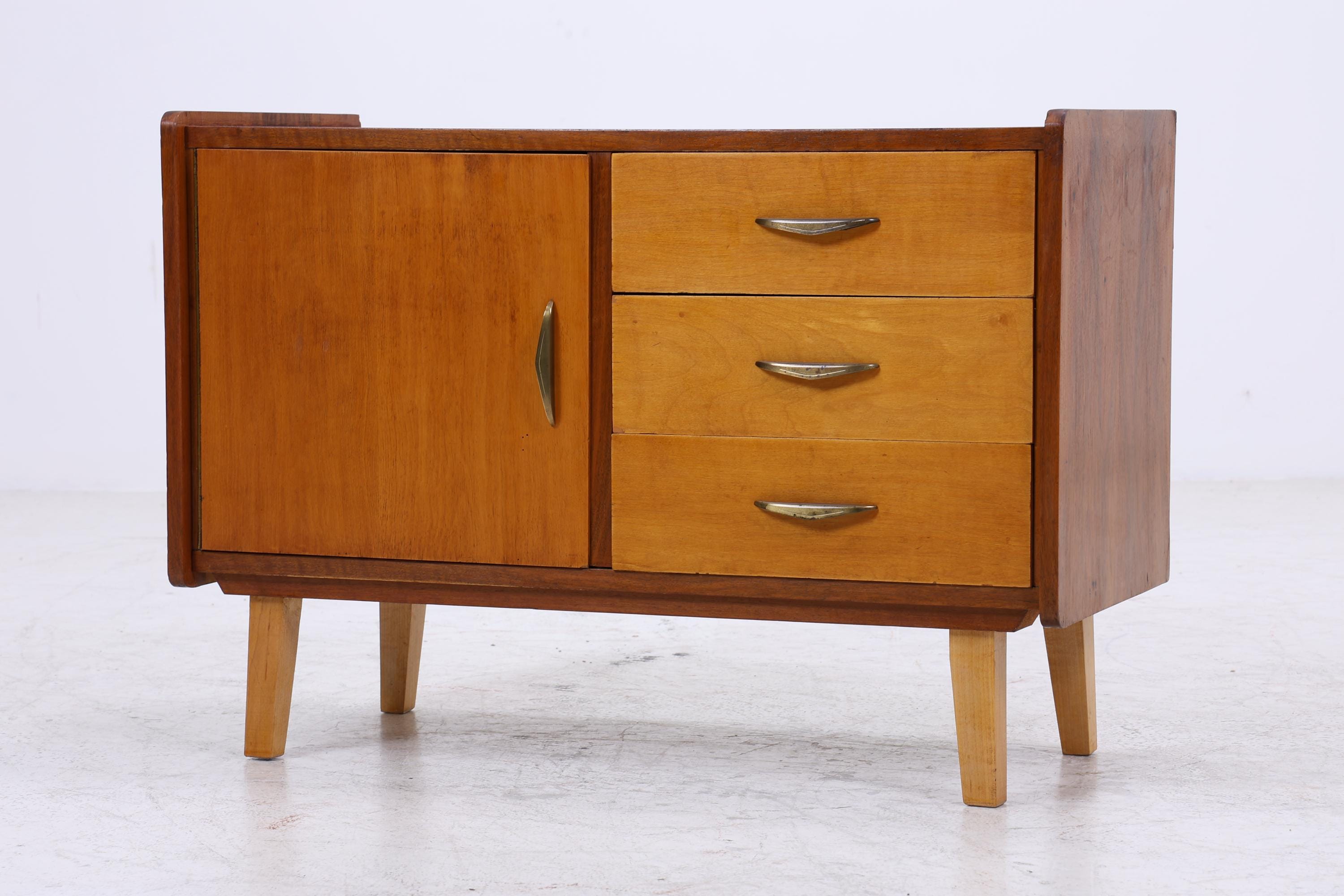 Wundervolle Vintage Kommode 60er | Mid Century Schrank | Retro Holz Aufbewahrung