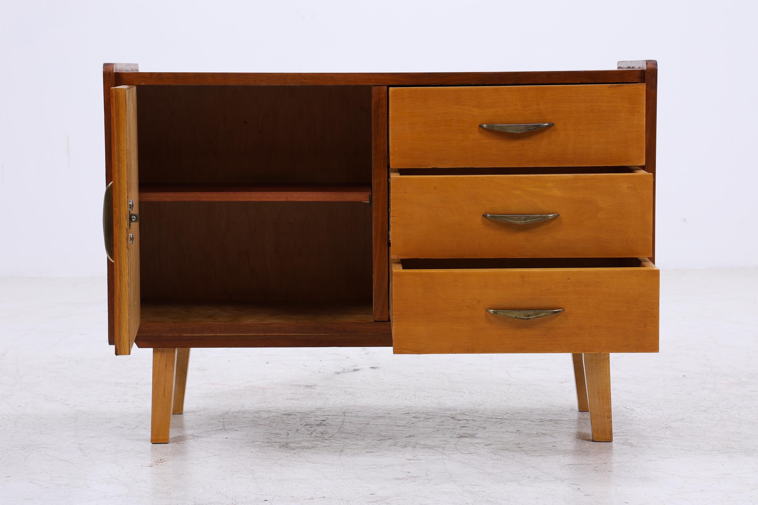 Wundervolle Vintage Kommode 60er | Mid Century Schrank | Retro Holz Aufbewahrung