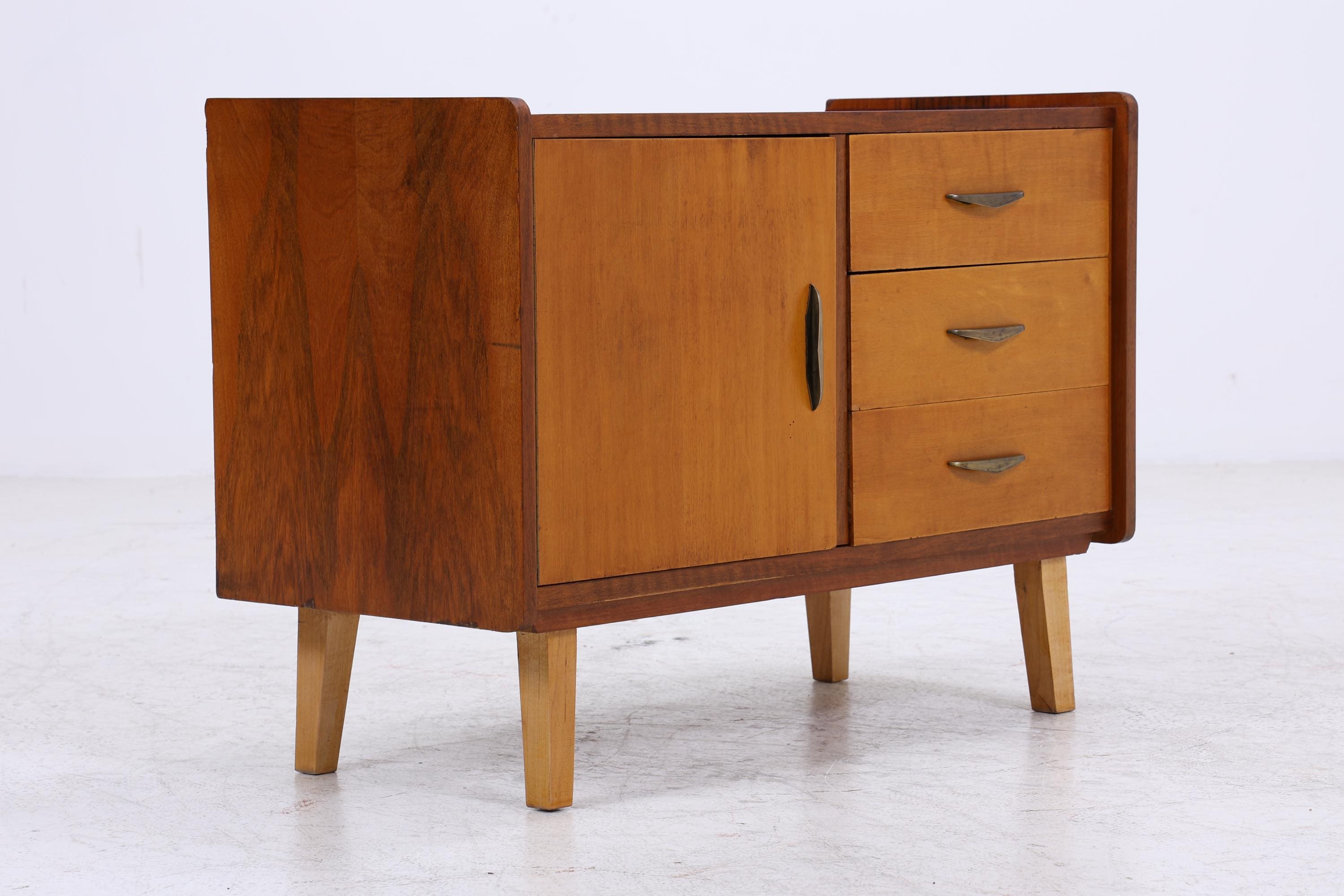 Wundervolle Vintage Kommode 60er | Mid Century Schrank | Retro Holz Aufbewahrung