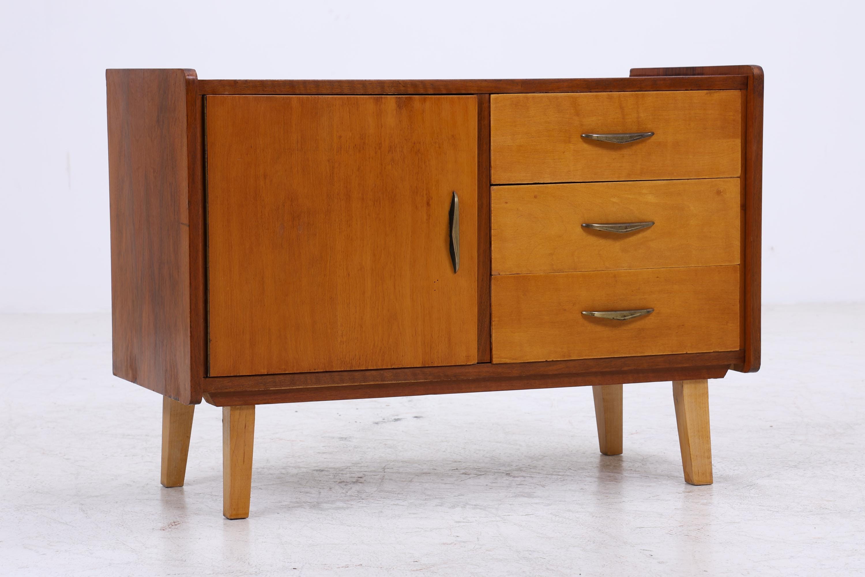 Wundervolle Vintage Kommode 60er | Mid Century Schrank | Retro Holz Aufbewahrung