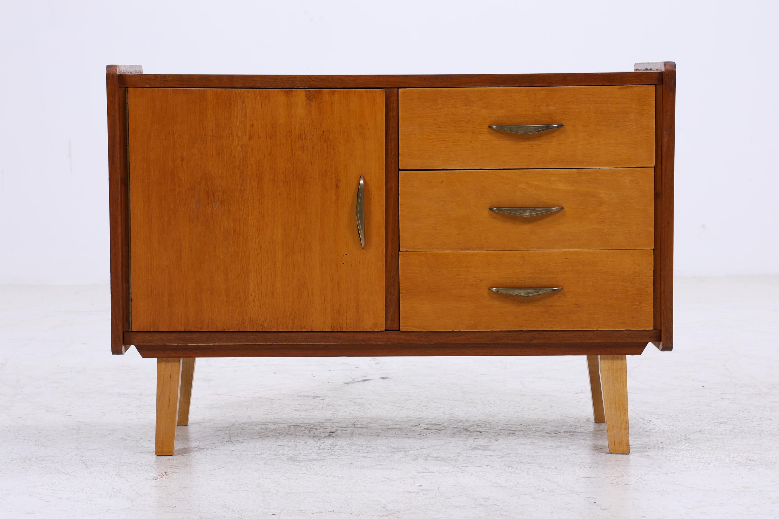 Wundervolle Vintage Kommode 60er | Mid Century Schrank | Retro Holz Aufbewahrung