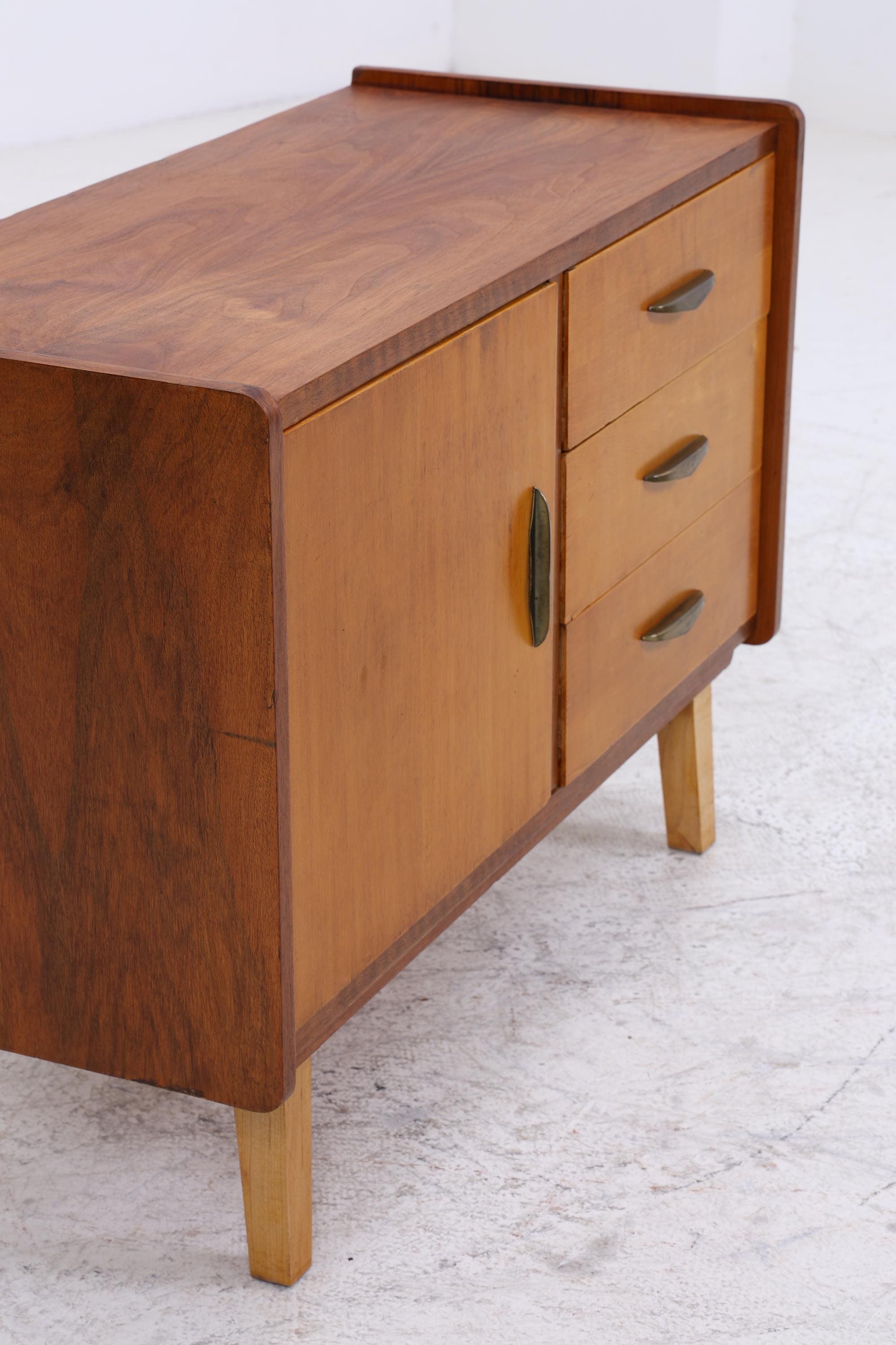 Wundervolle Vintage Kommode 60er | Mid Century Schrank | Retro Holz Aufbewahrung