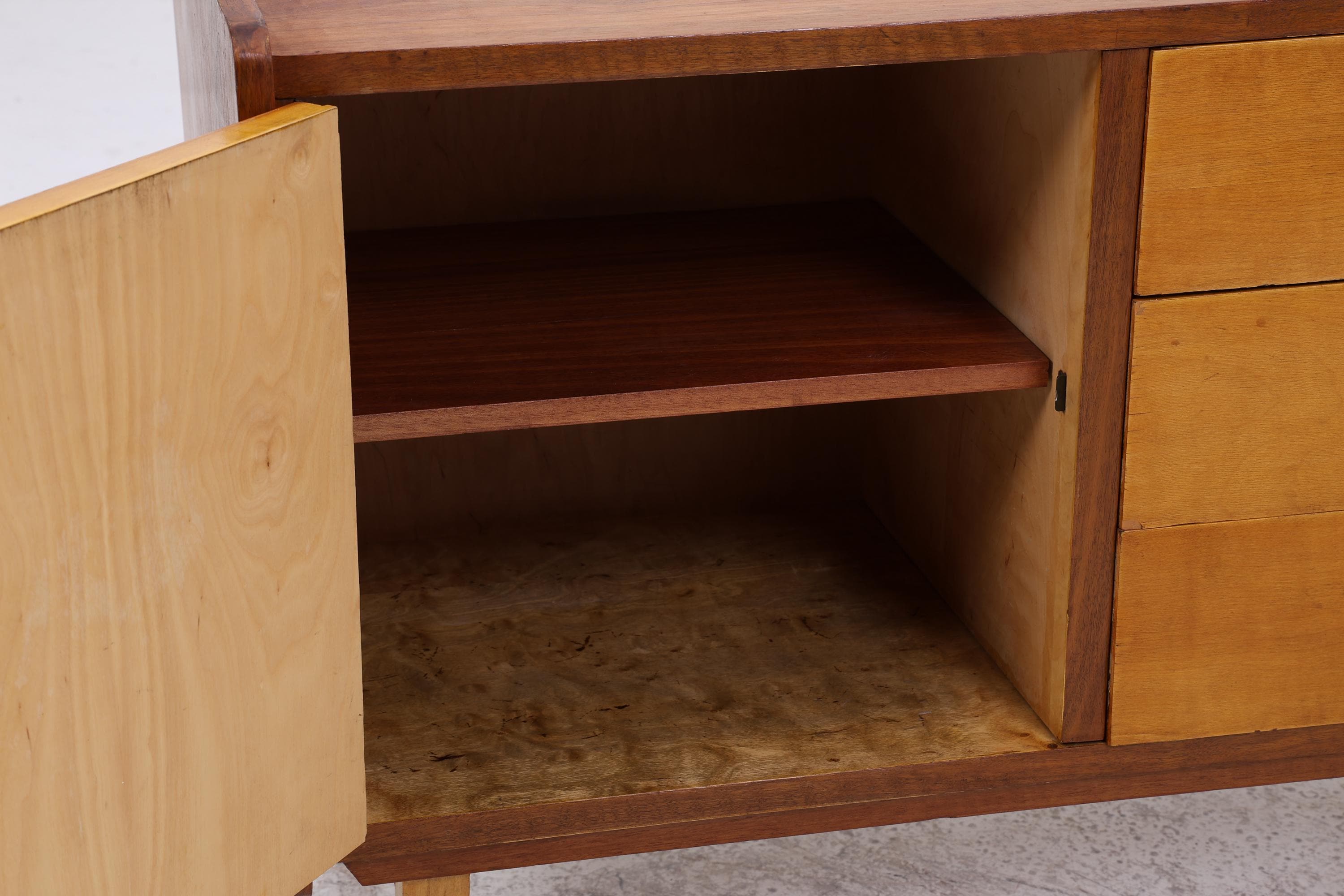 Wundervolle Vintage Kommode 60er | Mid Century Schrank | Retro Holz Aufbewahrung