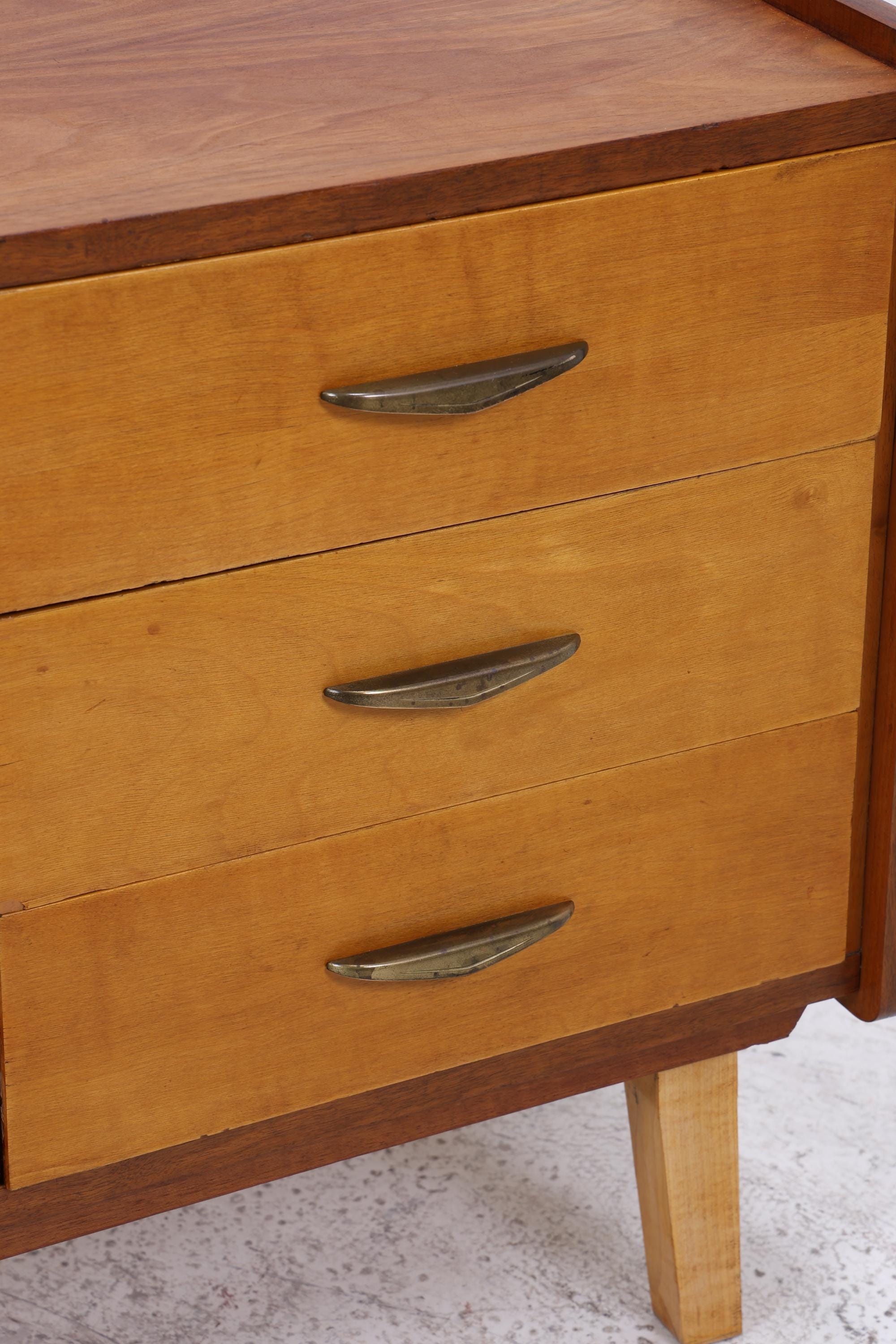 Wundervolle Vintage Kommode 60er | Mid Century Schrank | Retro Holz Aufbewahrung