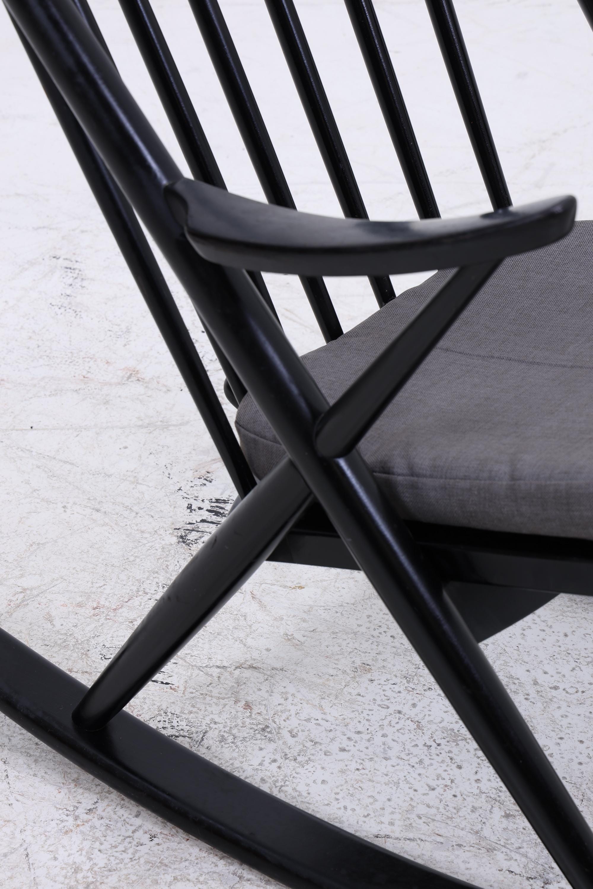 Vintage Schaukelstuhl Modell 182 Rocking Chair von Frank Reenskaug für Bramin | Danish Design Mid Century Sessel