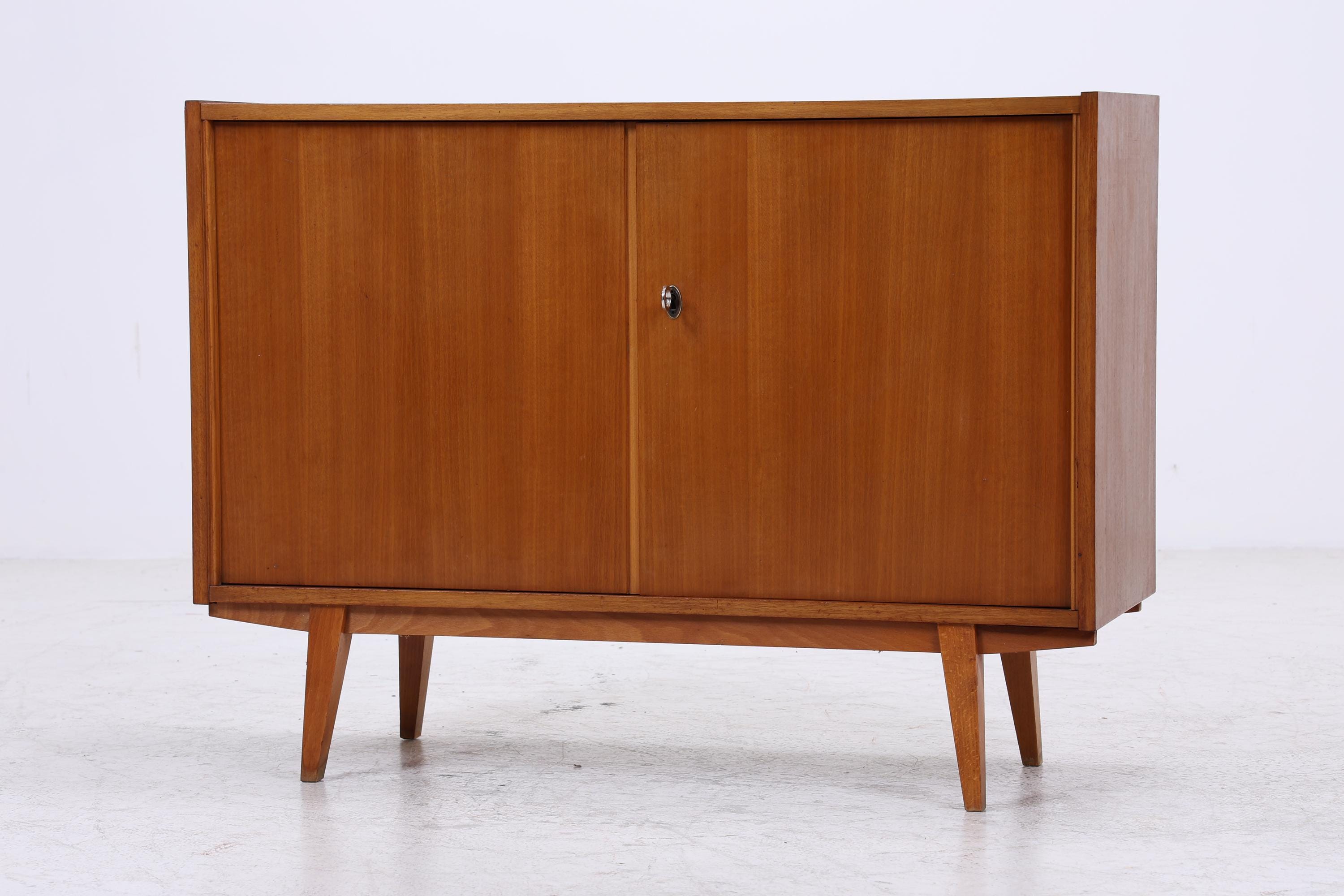 Vintage Kommode 60er | Mid Century Schrank | Retro Holz Aufbewahrung