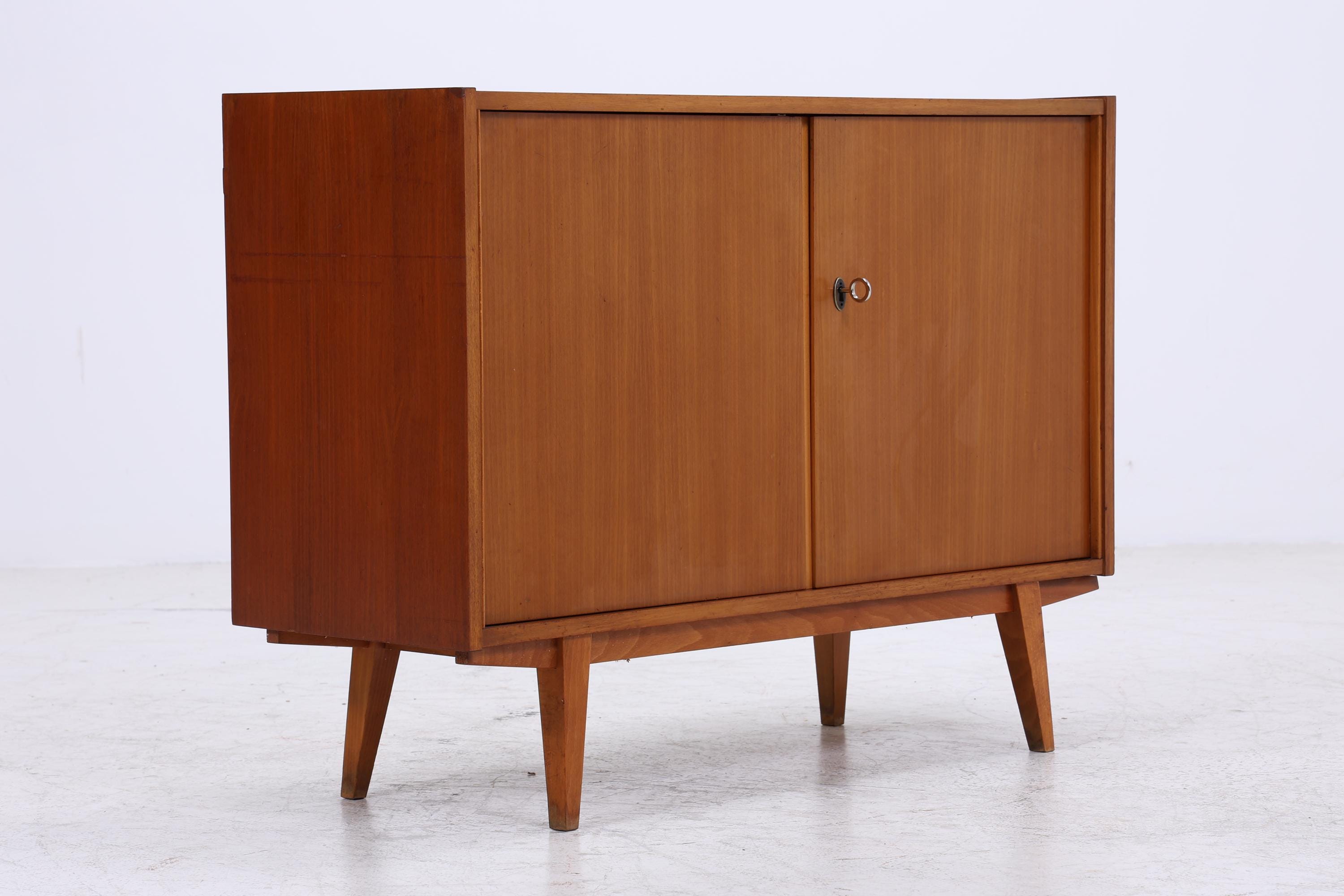Vintage Kommode 60er | Mid Century Schrank | Retro Holz Aufbewahrung