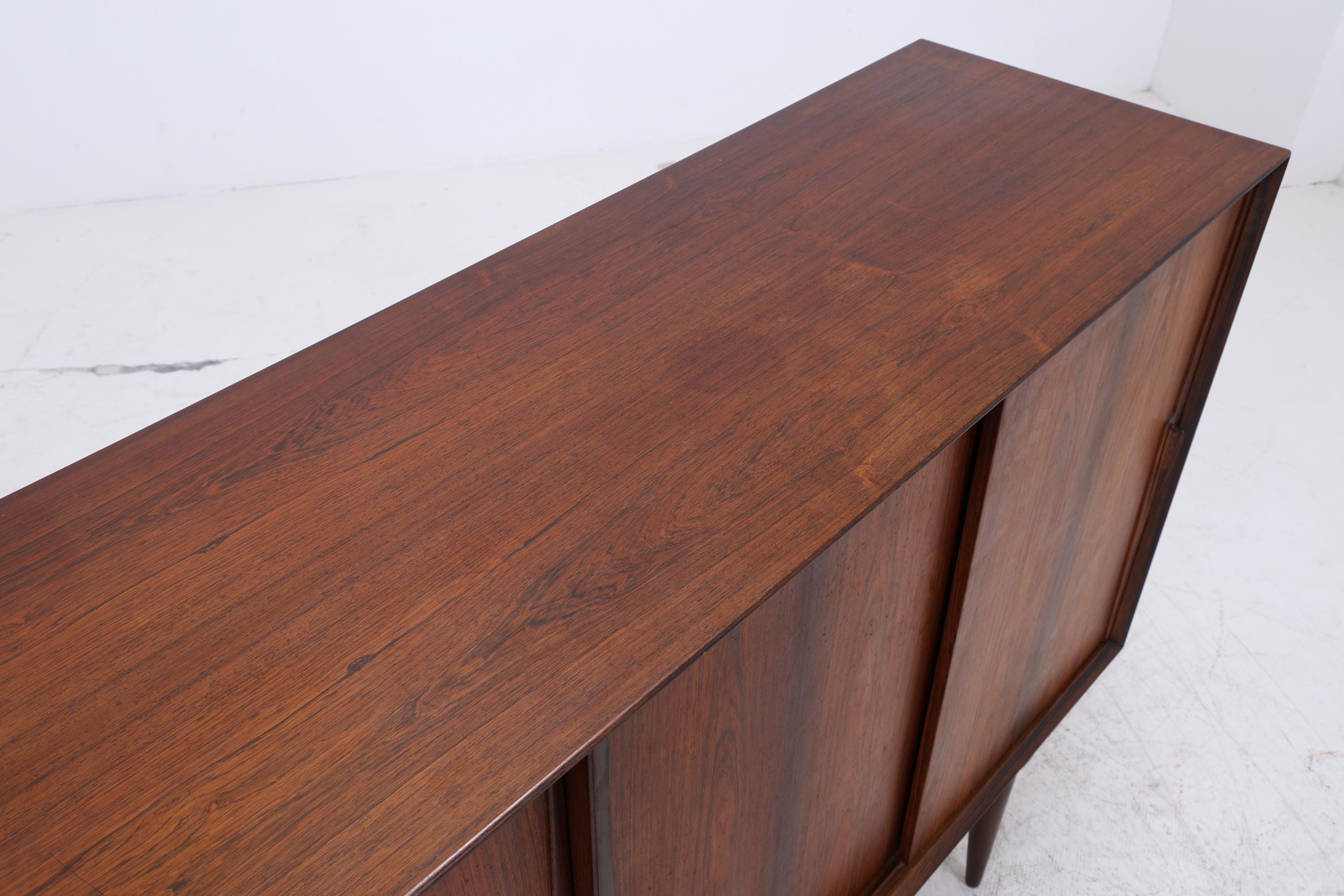 Vintage Palisander Highboard von Omann Jun | Mid Century Sideboard Schubladen Schrank Holz Aufbewahrung