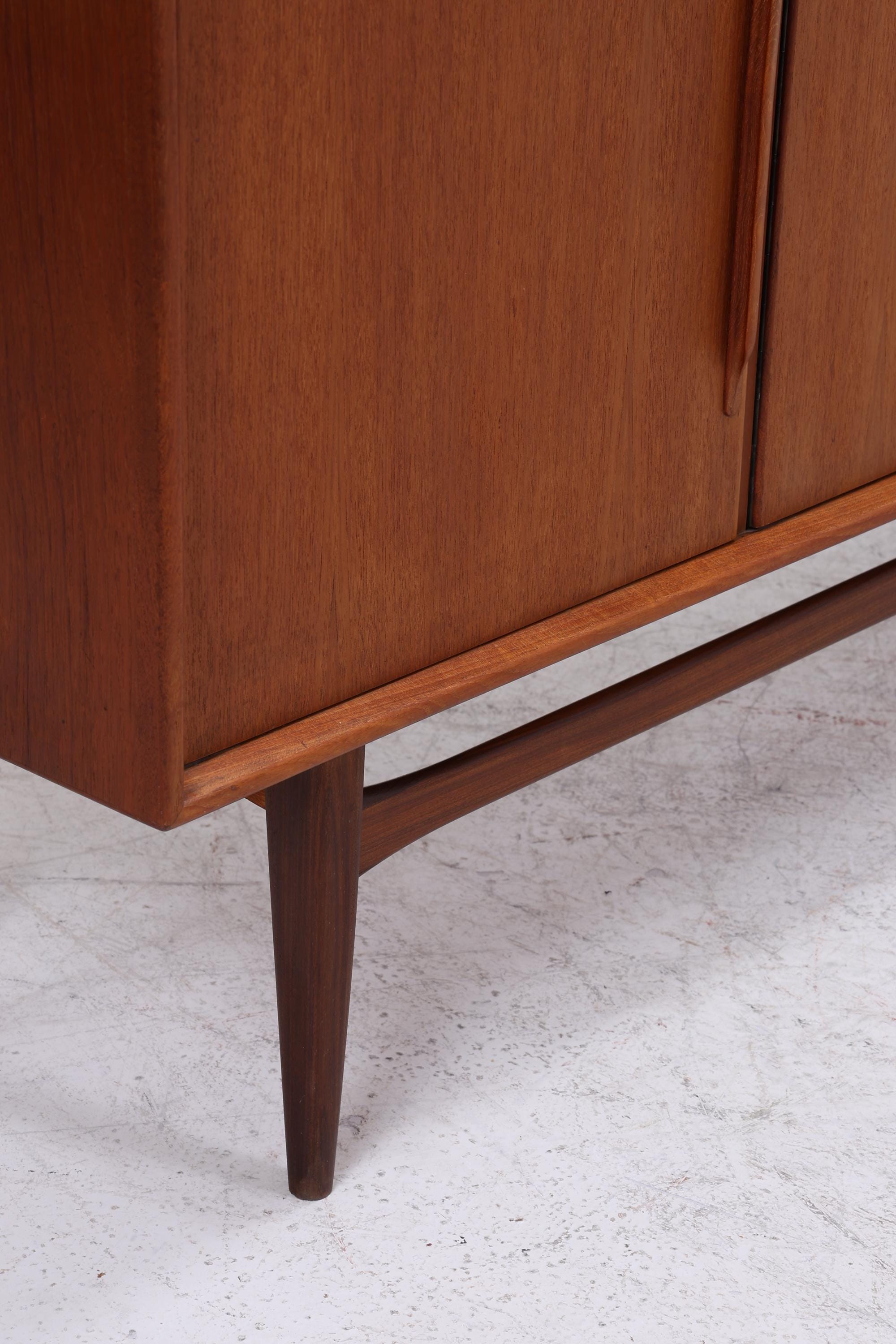 Vintage Teak Sideboard von Heinrich Riestenpatt für RT Möbel | Mid Century Modell RT200 Anrichte Retro Holz Aufbewahrung