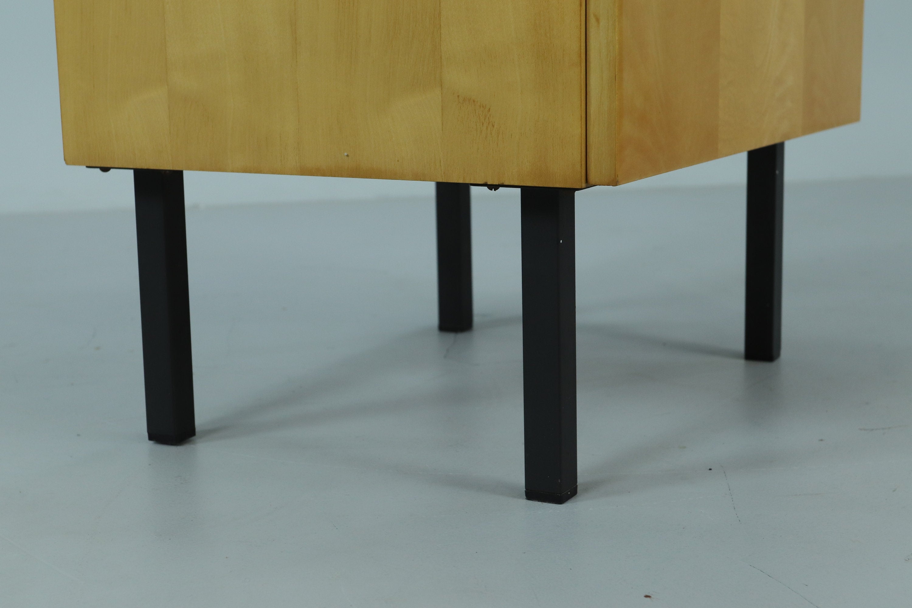 ❌SALE❌ Vintage Mini Kommode 60er Jahre | Mid Century Schubladen Flur Konsole Schrank Antik Retro 50er 70er Holz Schwarze Griffe