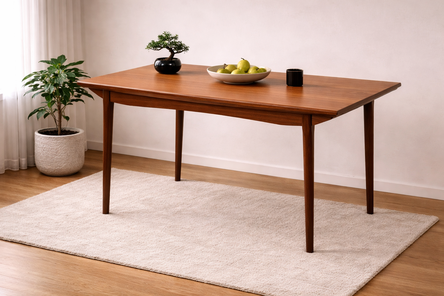 Danish Design Esstisch im klassischen Mid Century Stil