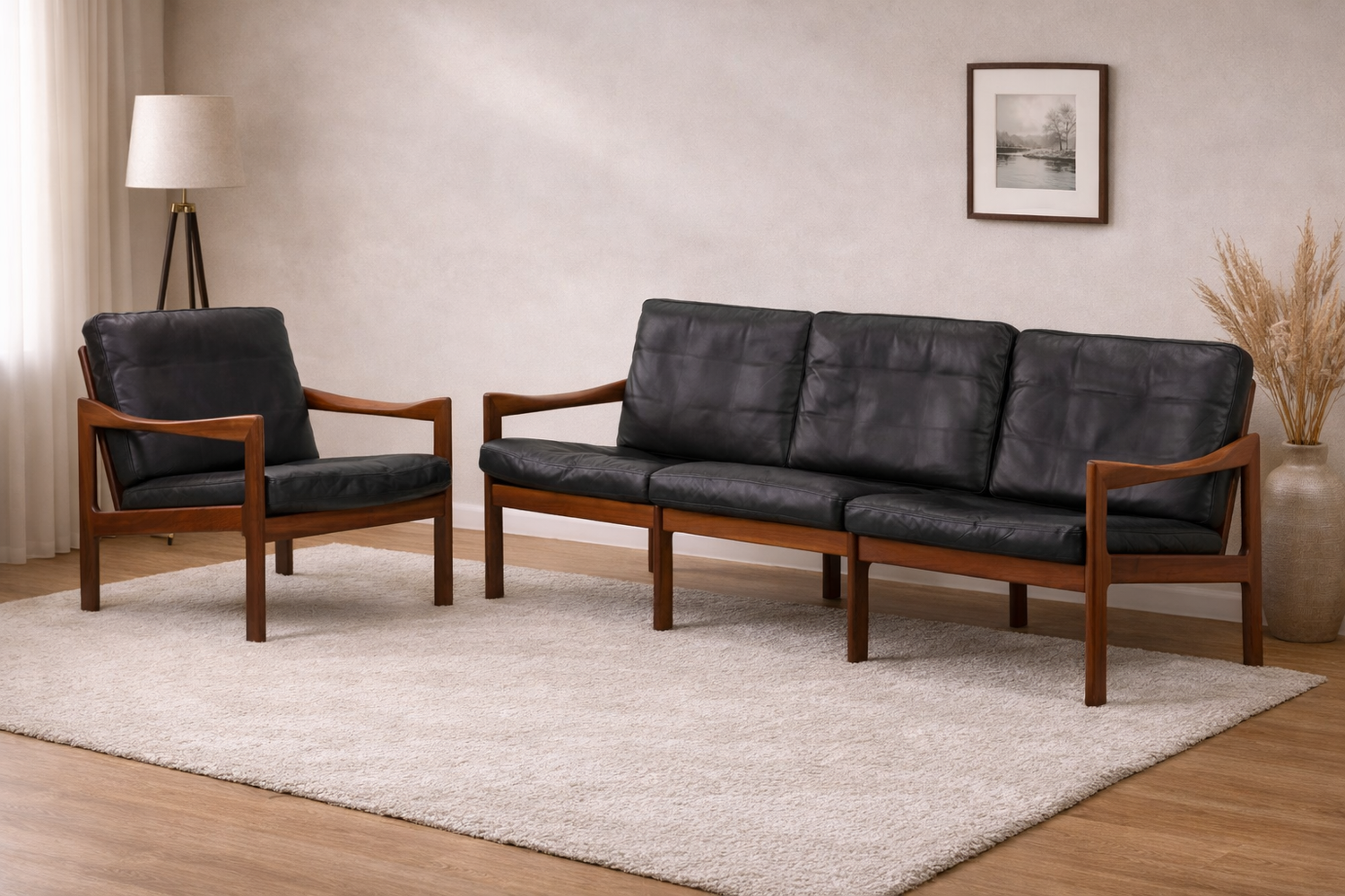 Vintage Sofa &amp; Sessel im Mid Century Design, 60er Jahre