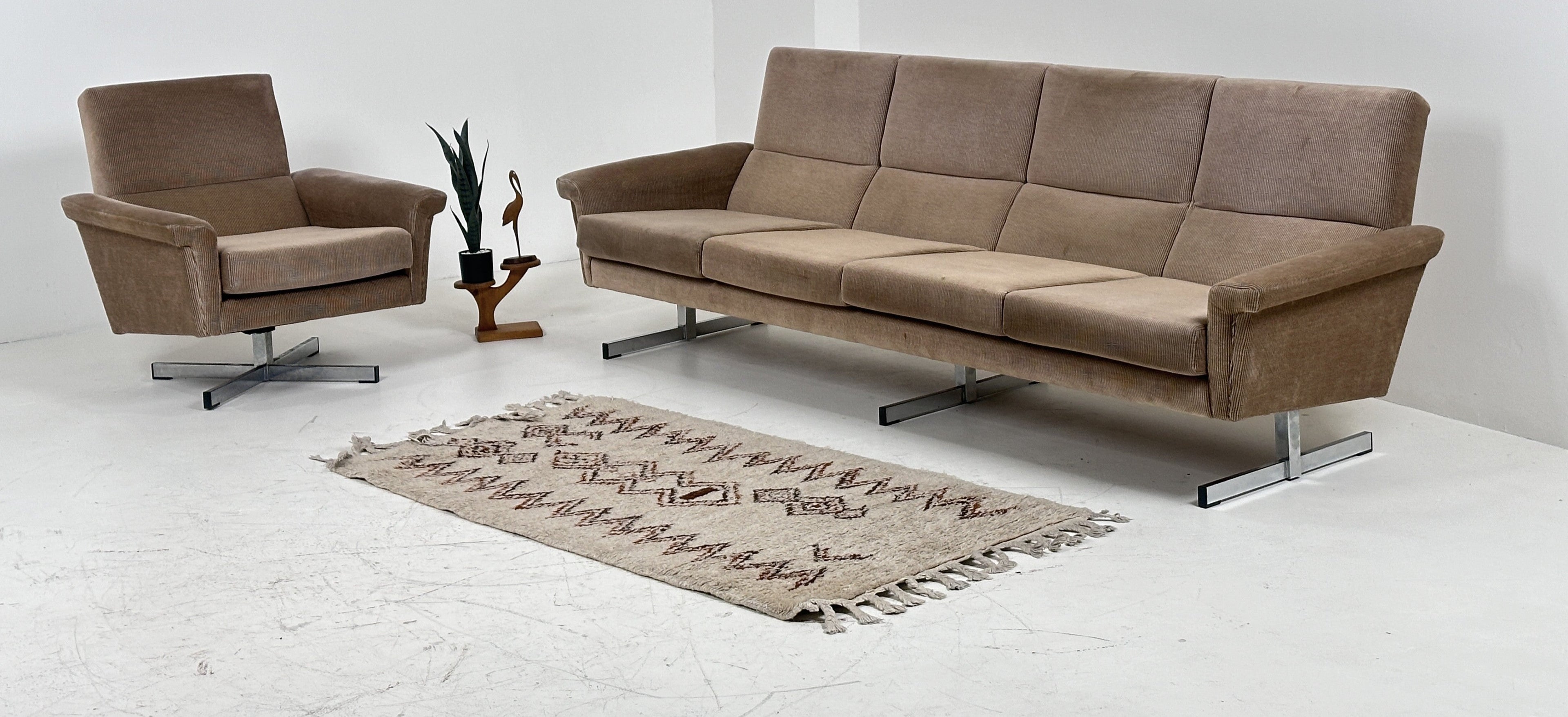 Vintage Sofa & Sessel im Mid Century Design, 60er Jahre