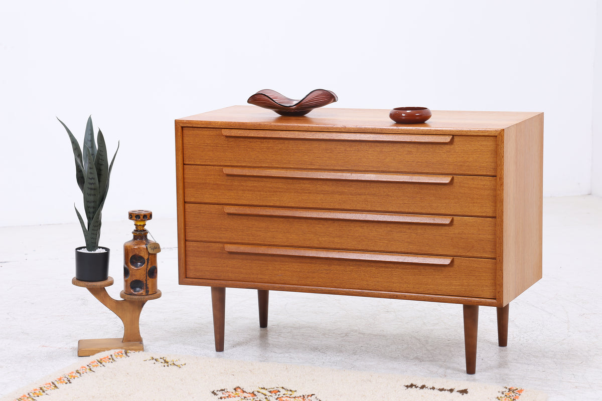 Vintage Teak Kommode | Mid Century | 4 Schubladen