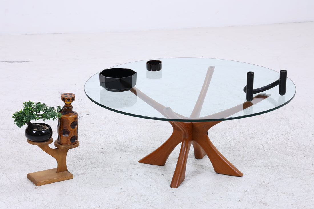 Vintage Teak Couchtisch T118 von Illum Wikkelso für Niels Eilersen | Mid Century Beistelltisch | Danish Design 60er Jahre
