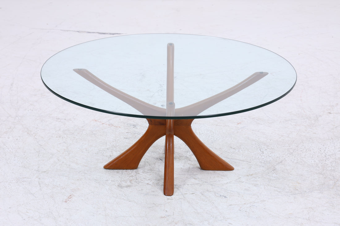 Vintage Teak Couchtisch T118 von Illum Wikkelso für Niels Eilersen | Mid Century Beistelltisch | Danish Design 60er Jahre