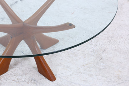 Vintage Teak Couchtisch T118 von Illum Wikkelso für Niels Eilersen | Mid Century Beistelltisch | Danish Design 60er Jahre