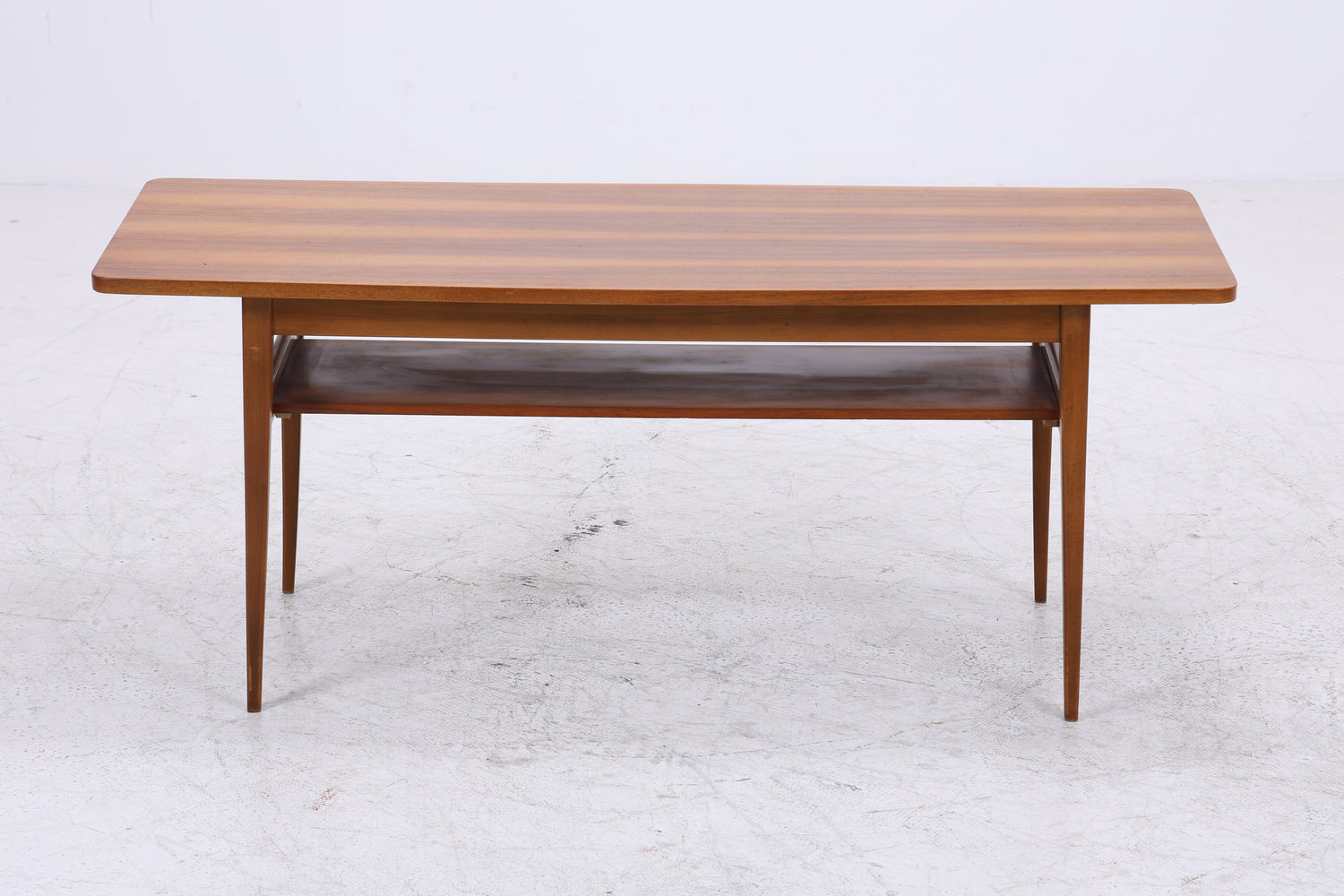 Vintage Couchtisch Holz | 50er 60er Jahre Coffee Table | Mid Century Tisch | Retro Wohnzimmertisch
