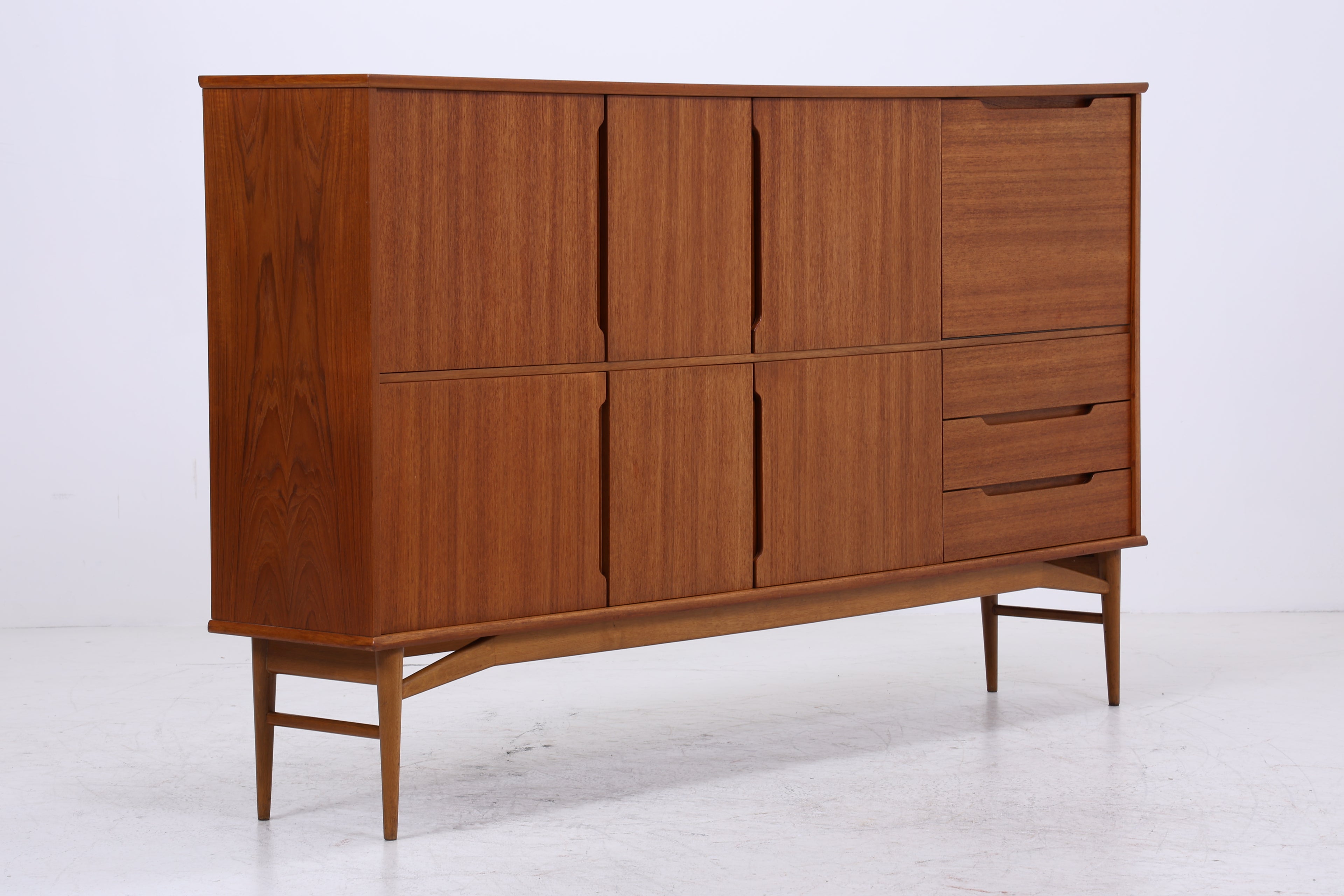 Børge Mogensen Highboard | Fredericia Teak Sideboard | Danish Design 60er Jahre | Vintage Bar Highboard | Mid Century Cabinet