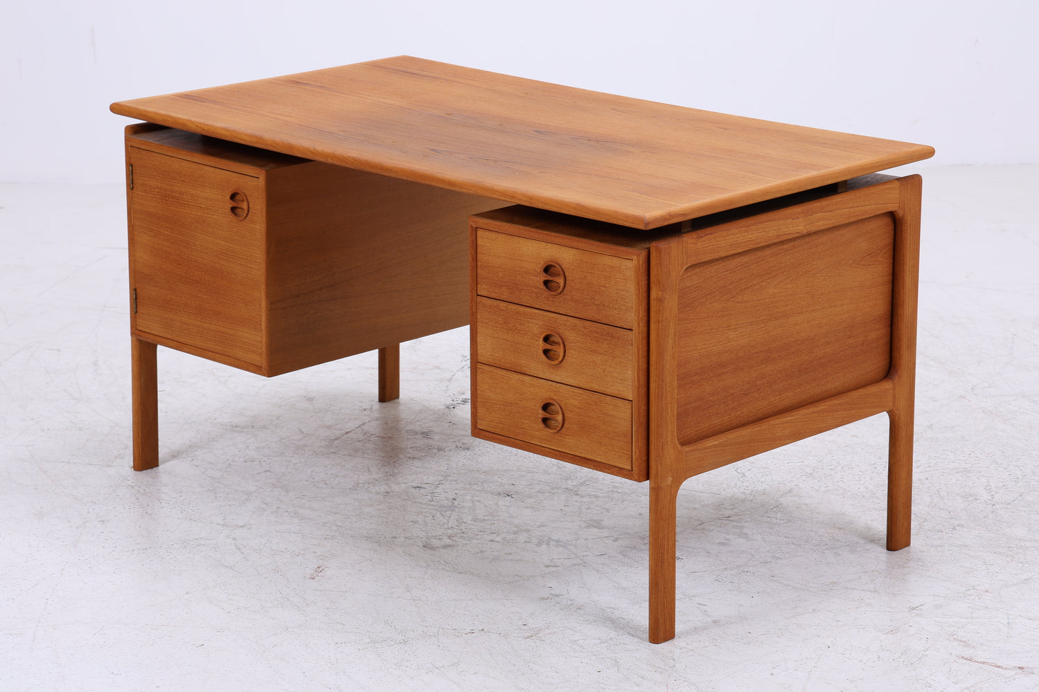 Arne Vodder Teak Schreibtisch | Danish Design Desk | Mid Century Büro