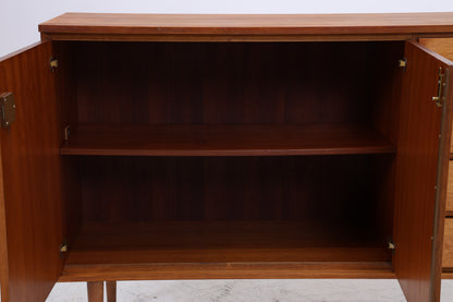Vintage Sideboard | Mid Century Kommode | Nussbaum Anrichte 60er Jahre