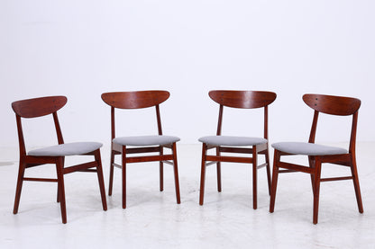 Vintage Farstrup Stühle | Danish Design | 4er Set | Mid Century