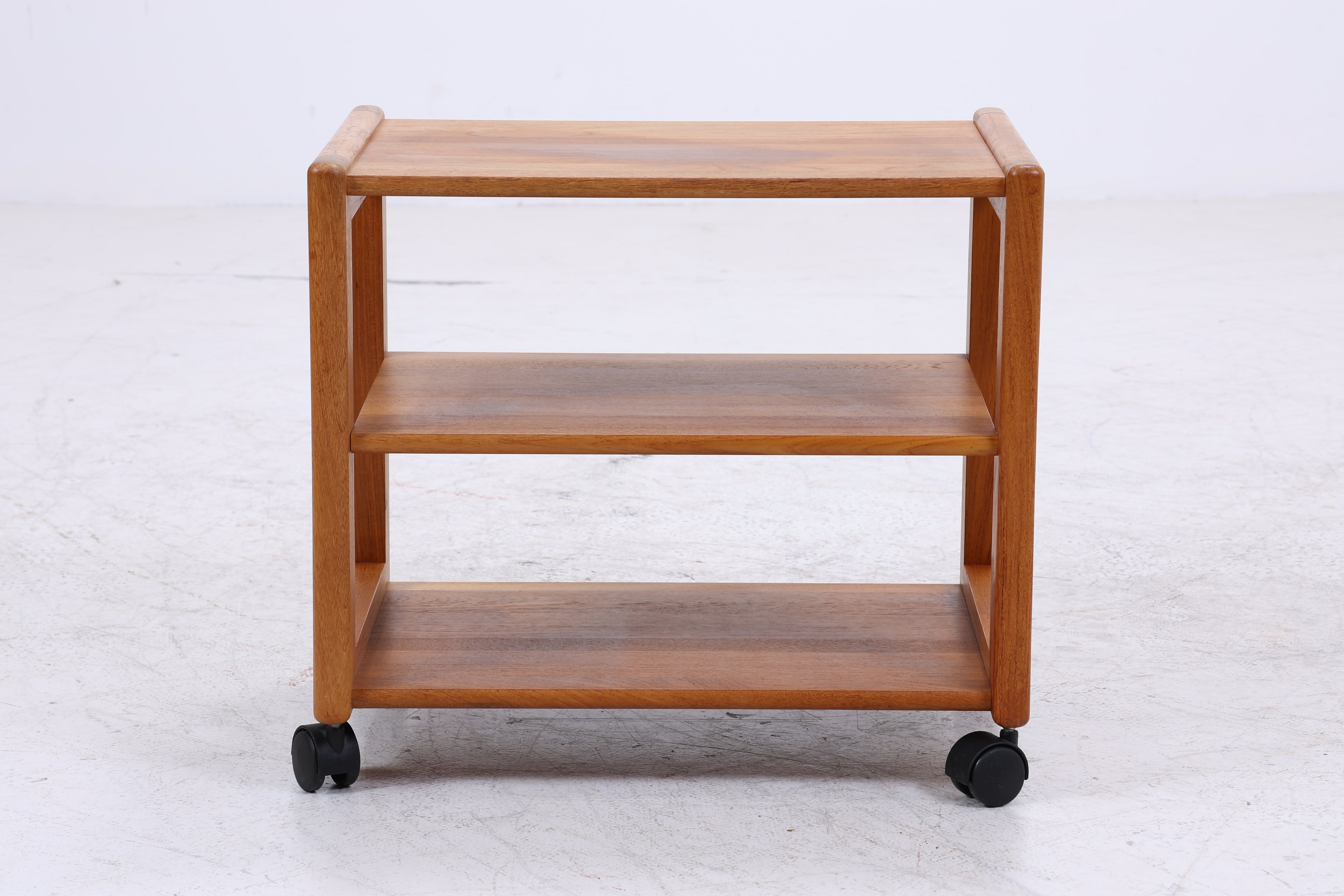 Teak Servierwagen | Mid Century Beistelltisch | Barwagen auf Rollen