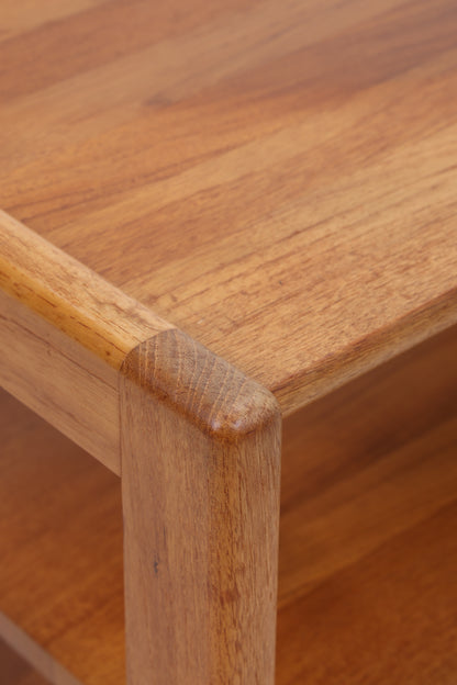 Teak Servierwagen | Mid Century Beistelltisch | Barwagen auf Rollen
