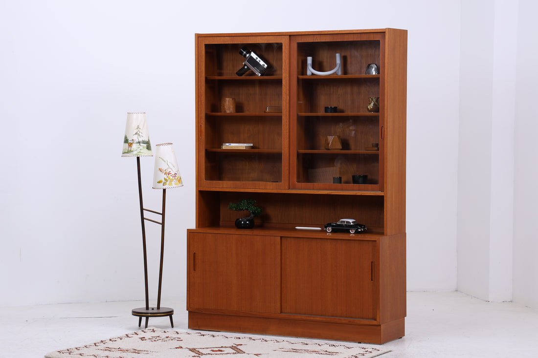 Vintage Teak Schrank von Poul Hundevad | Danish Design | Mid Century Vitrine