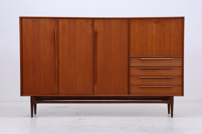 Vintage Teak Highboard von Heinrich Riestenpatt | Mid Century Schrank | Danish Design