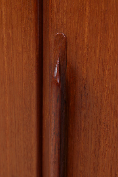 Vintage Teak Highboard von Heinrich Riestenpatt | Mid Century Schrank | Danish Design