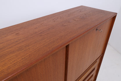 Vintage Teak Highboard von Heinrich Riestenpatt | Mid Century Schrank | Danish Design