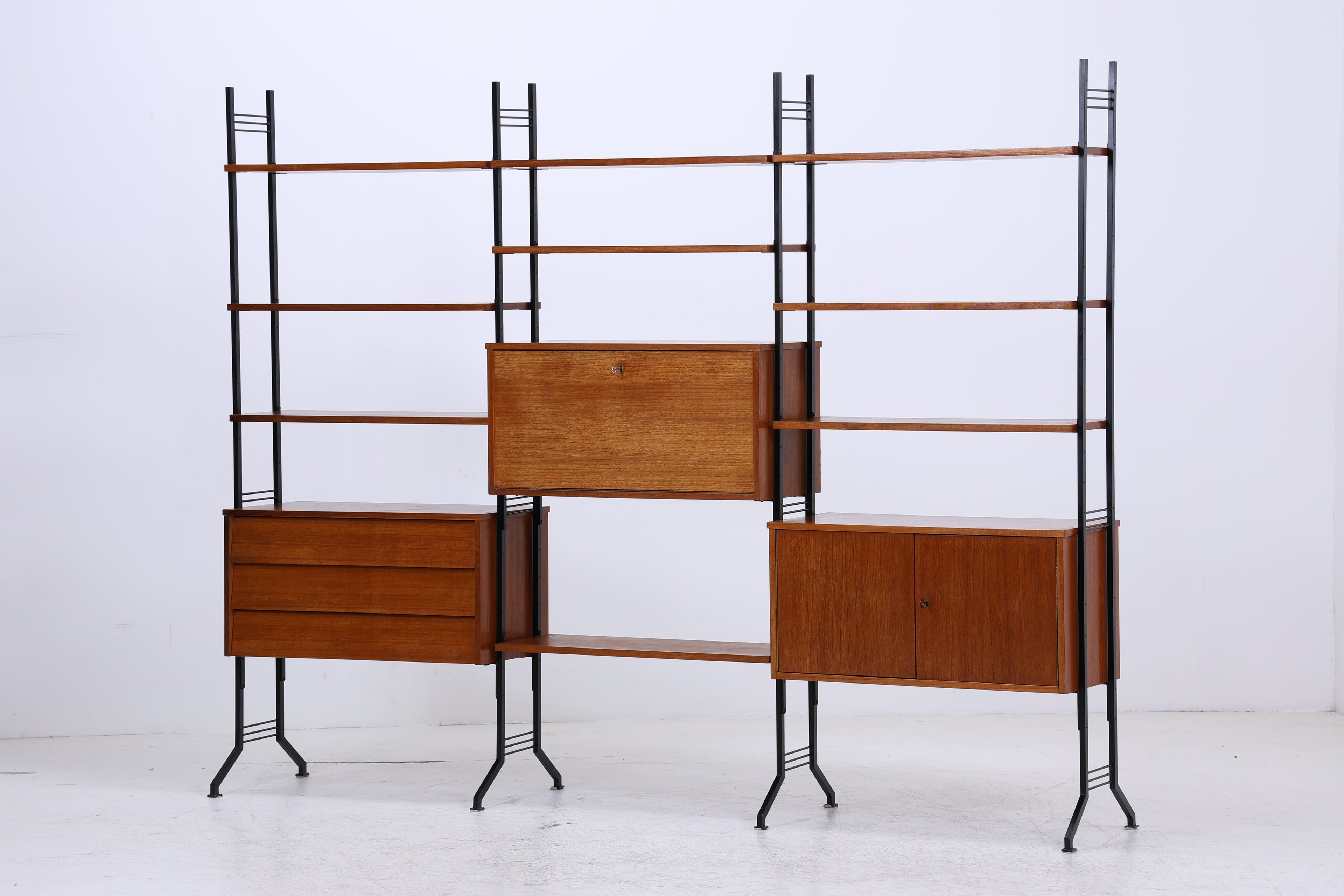 Vintage Teak Wohnwand | Modular Regal System | Mid Century Danish Design