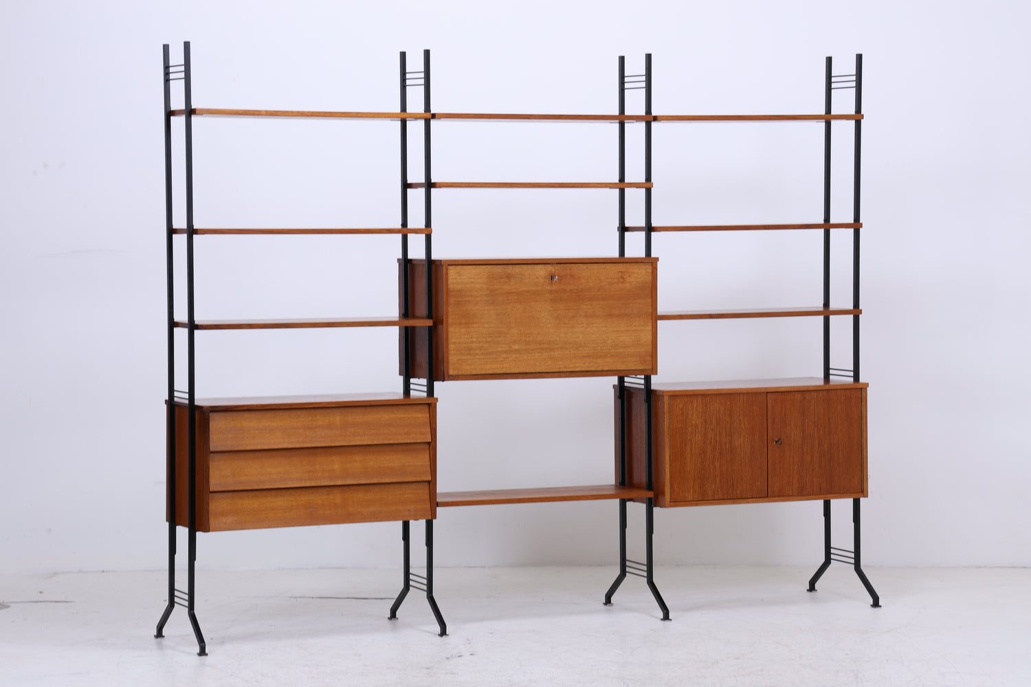 Vintage Teak Wohnwand | Modular Regal System | Mid Century Danish Design