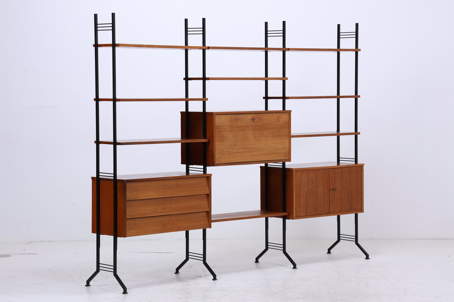 Vintage Teak Wohnwand | Modular Regal System | Mid Century Danish Design