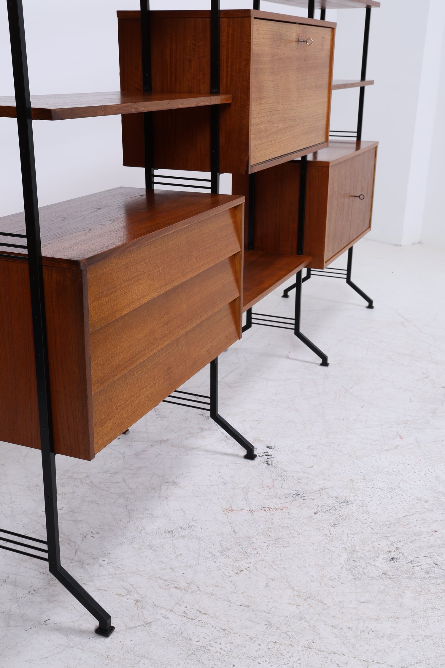 Vintage Teak Wohnwand | Modular Regal System | Mid Century Danish Design