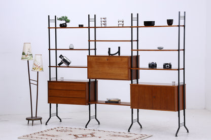 Vintage Teak Wohnwand | Modular Regal System | Mid Century Danish Design