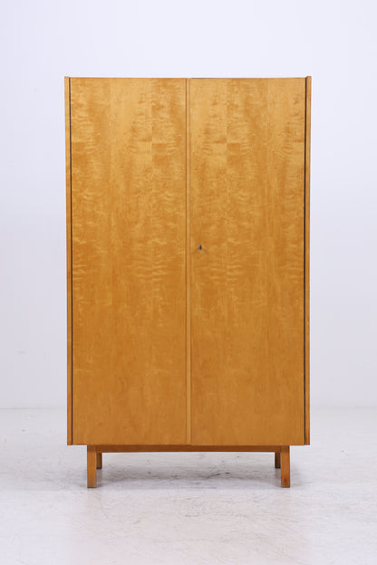 Vintage Hellerau Kleiderschrank | Mid Century Birke Wäscheschrank| DDR Design
