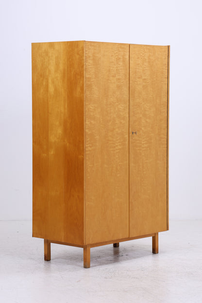 Vintage Hellerau Kleiderschrank | Mid Century Birke Wäscheschrank| DDR Design