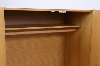 Vintage Hellerau Kleiderschrank | Mid Century Birke Wäscheschrank| DDR Design