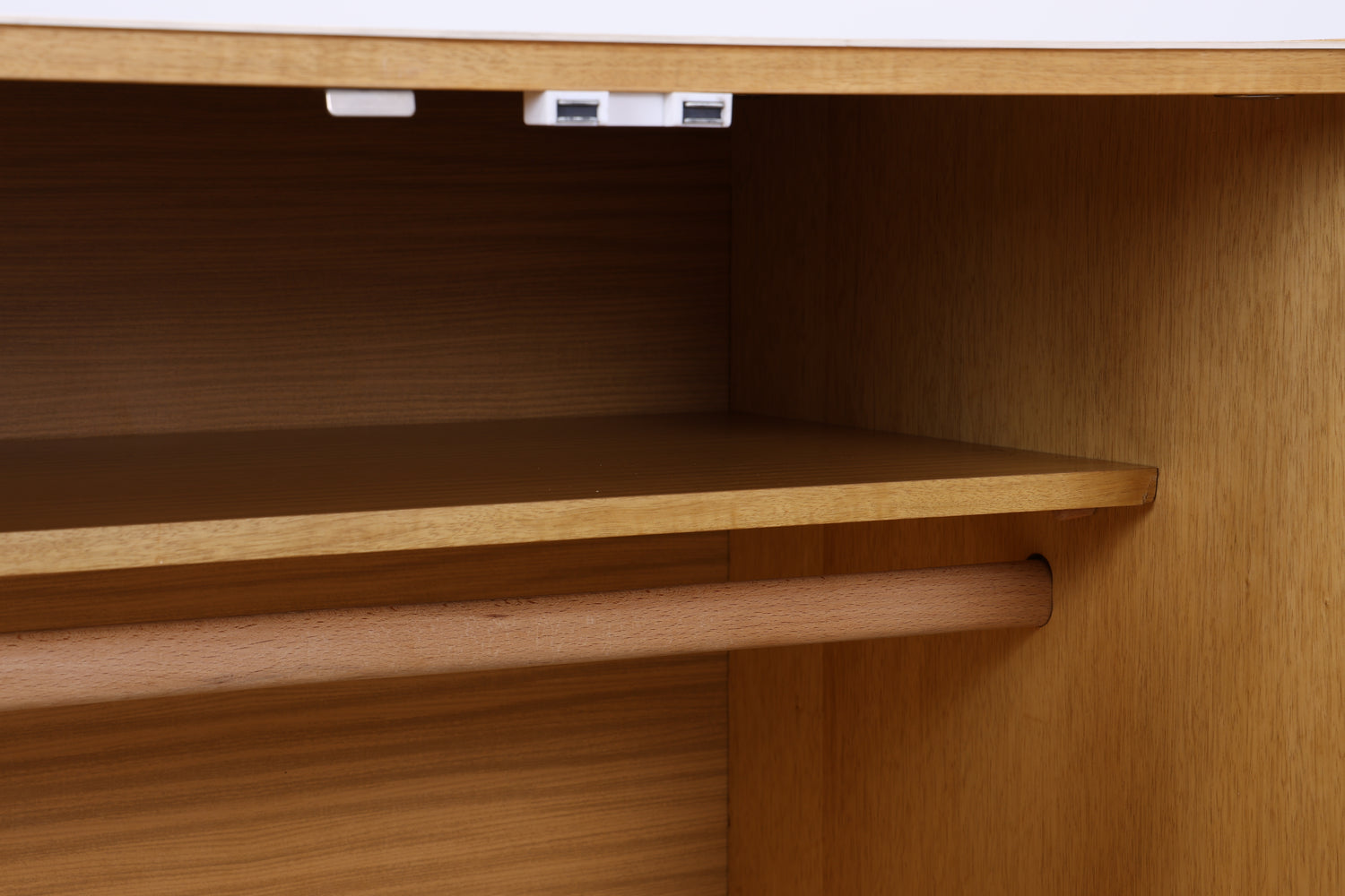 Vintage Hellerau Kleiderschrank | Mid Century Birke Wäscheschrank| DDR Design