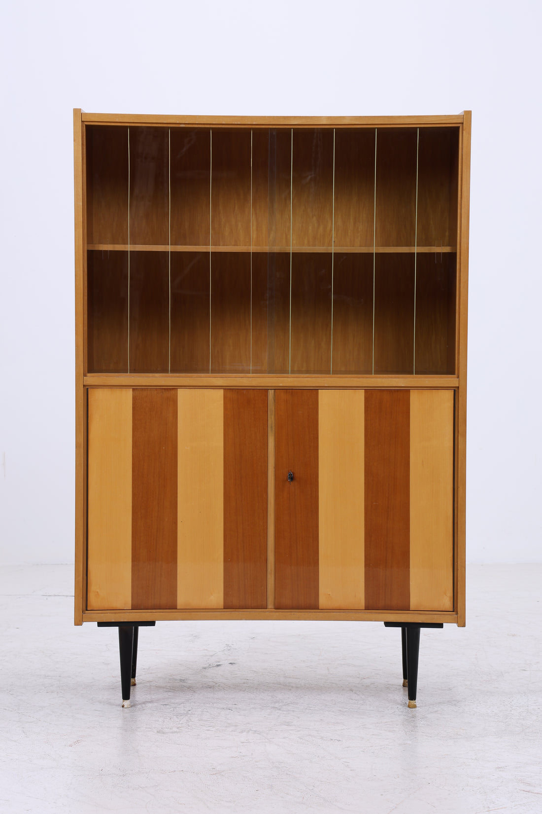 Vintage Vitrine | Mid Century Glasschrank | 50er 60er Jahre